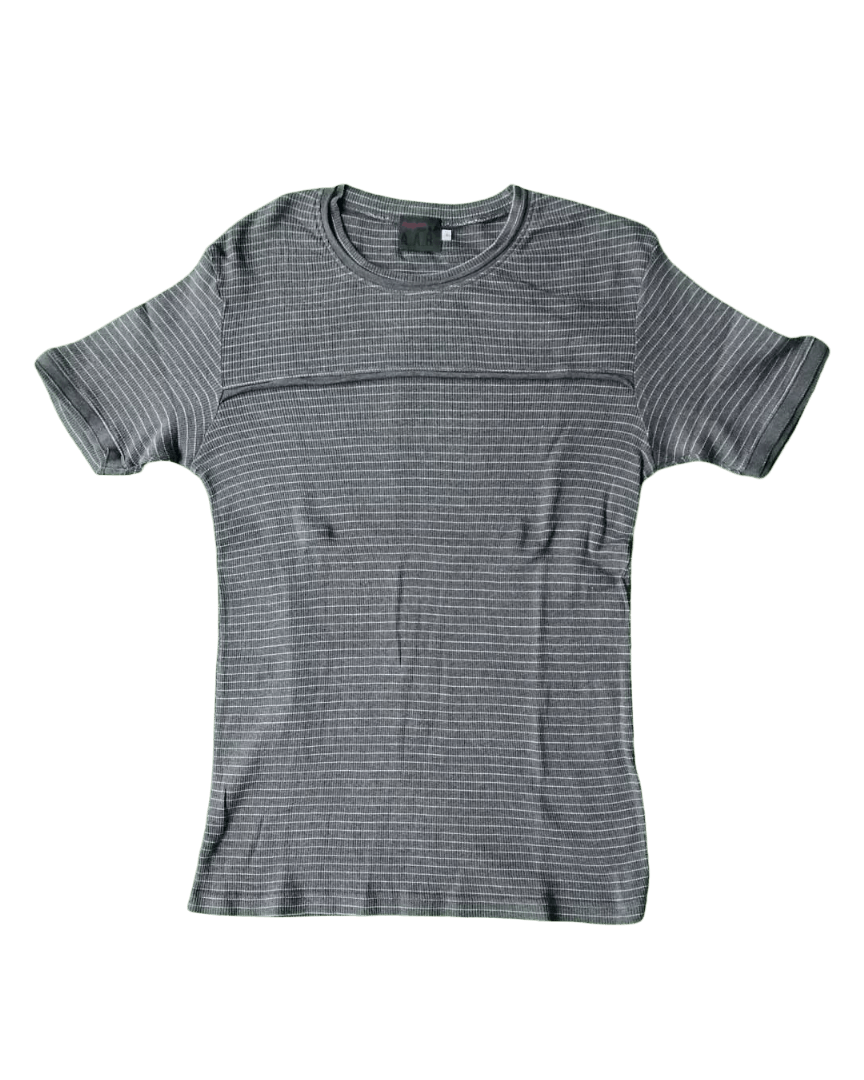 Yohji Yamamoto Vintage Yohji Yamamoto A.A.R D'Urban Grey Tees Size US M / EU 48-50 / 2 - 1 Thumbnail