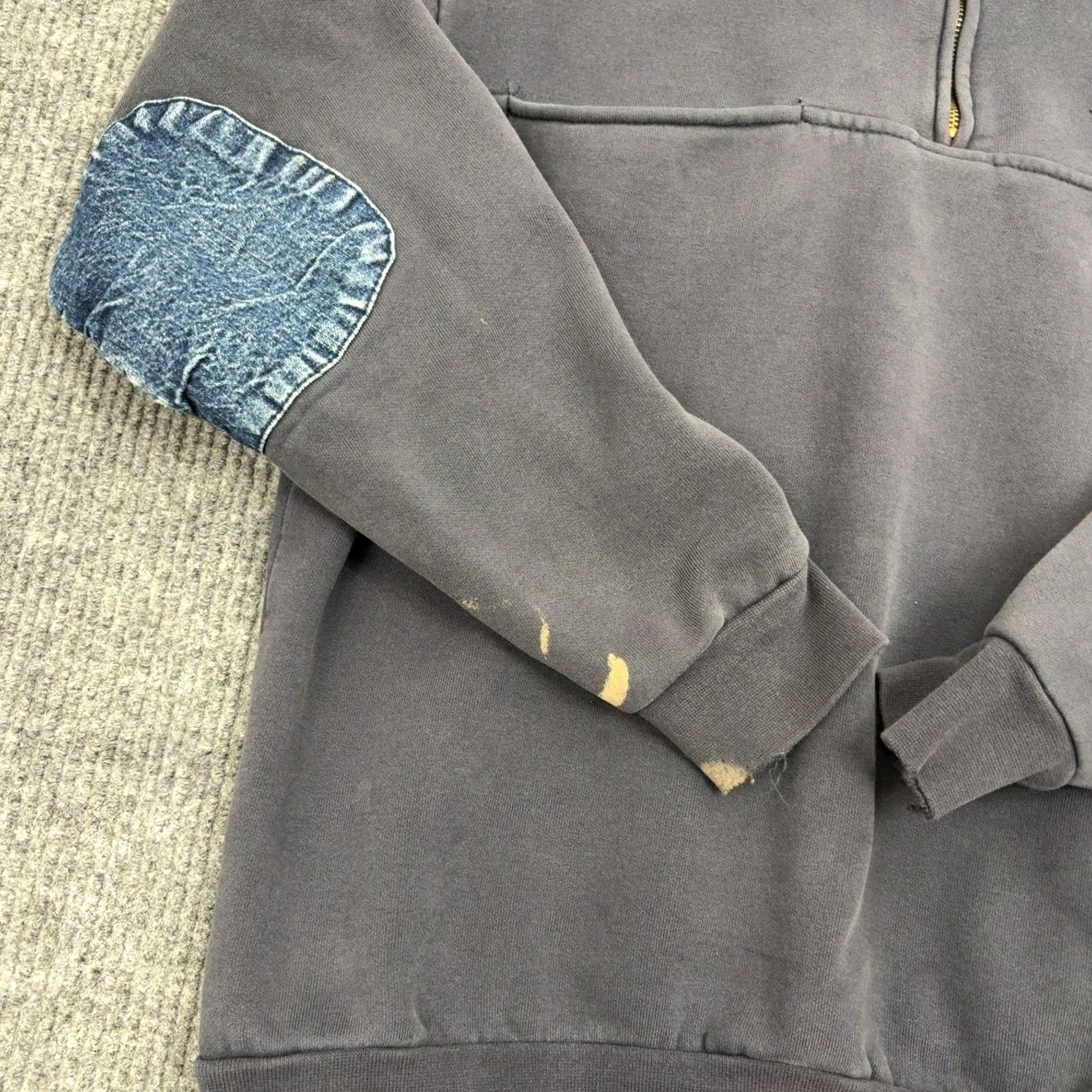 Vintage VINTAGE Chicopee Fire Dept MA Quarter Zip Sweatshirt Men XXL Blue Workwear Style Size US XXL / EU 58 / 5 - 6 Thumbnail