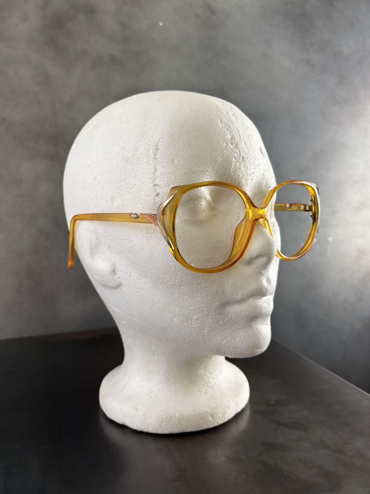 Christian Dior Monsieur Vintage Christian Dior Eyeglasses Frames Optyl Oversized 70s Size ONE SIZE - 3 Thumbnail