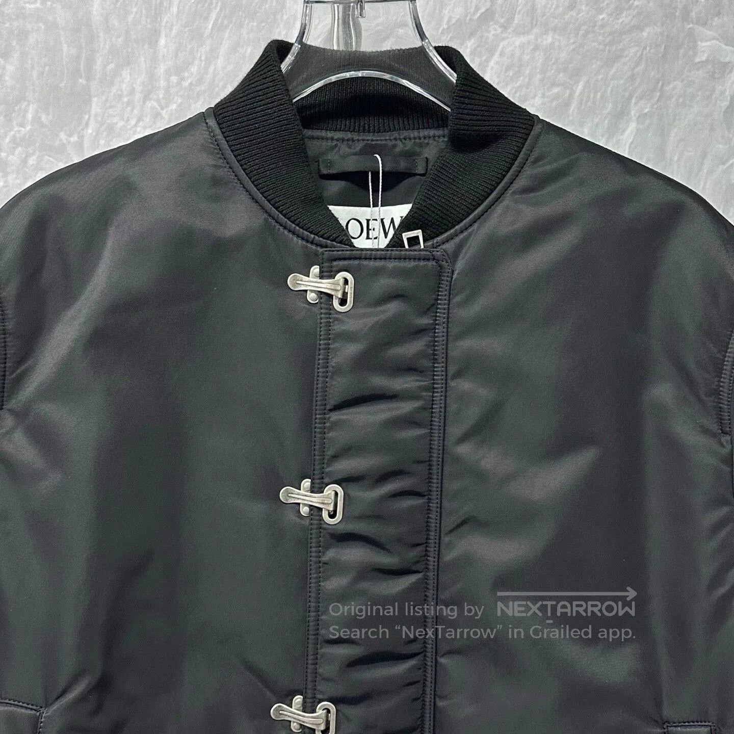 Loewe new LOEWE black cotton outerwear jacket. Size US L / EU 52-54 / 3 - 2 Thumbnail