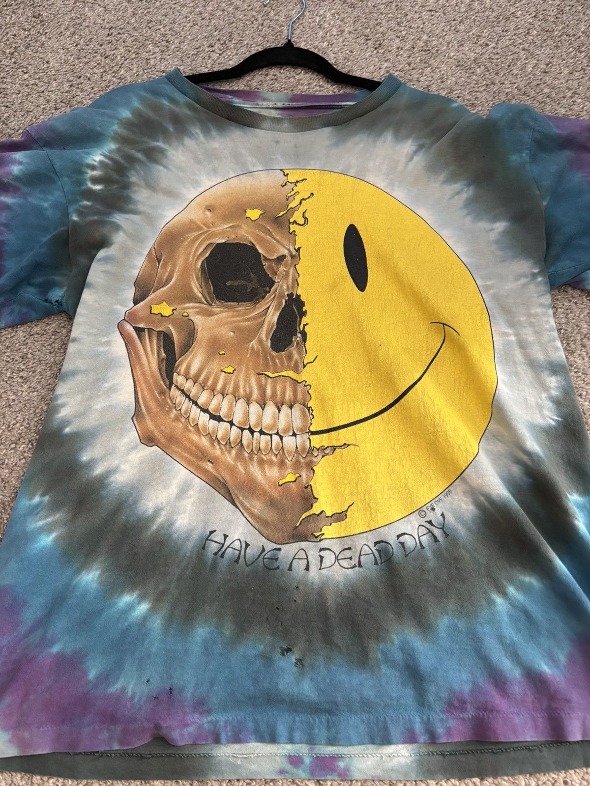Vintage Grateful Dead “Have A Dead Day” Tie Dye Shirt Size US L / EU 52-54 / 3 - 1 Thumbnail