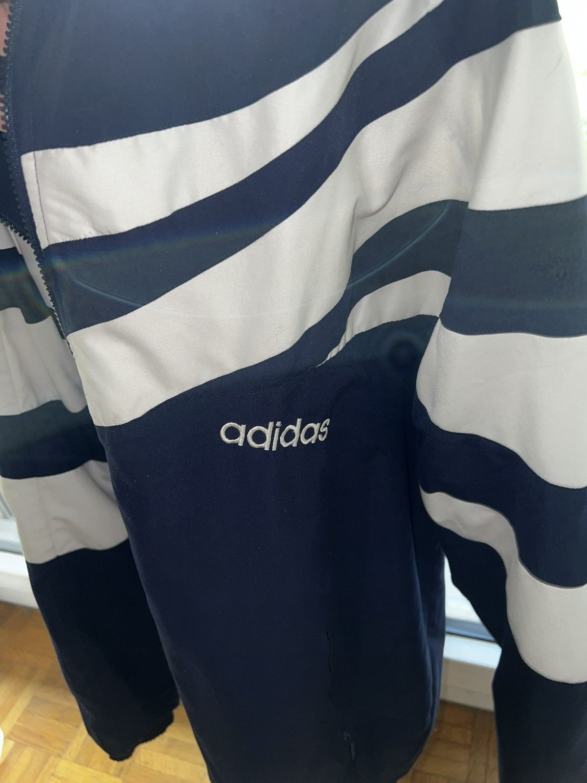 Adidas 90s Adidas vintage windbreaker Size US L / EU 52-54 / 3 - 2 Thumbnail