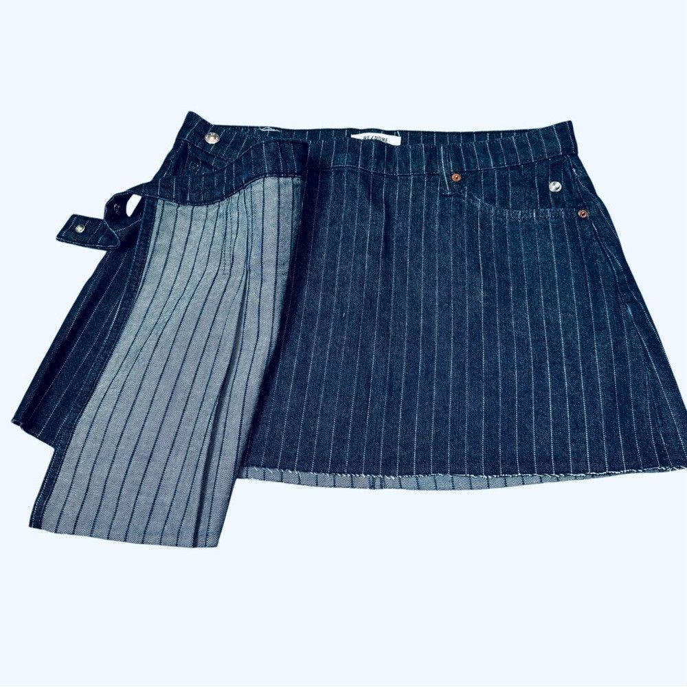 RE/DONE NWT New $250 RE/DONE Tennis Wrap Skirt Size 28 Size 28" / US 6 / IT 42 - 9 Thumbnail