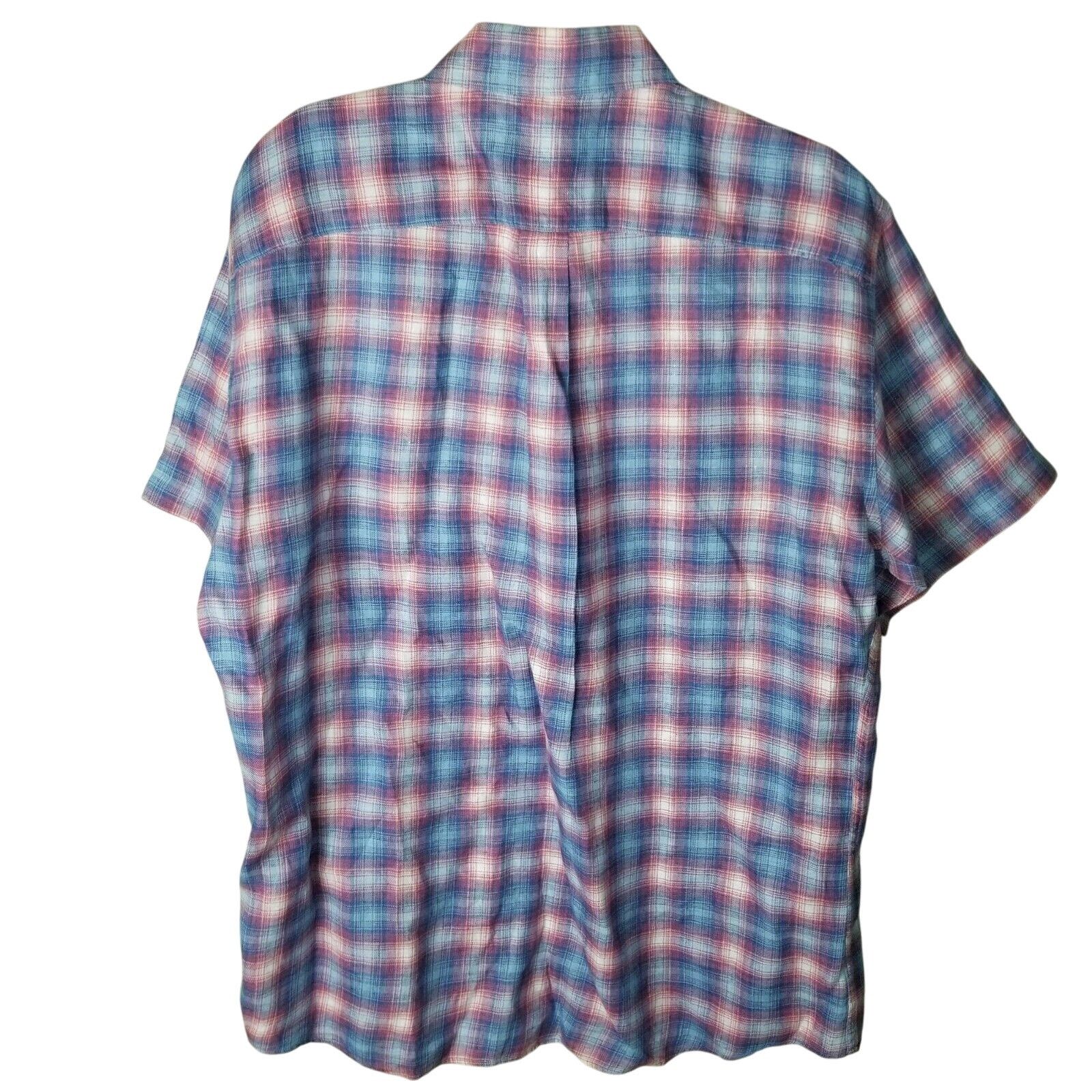 Peter Millar Peter Millar Mens Plaid Linen Shirt Size L Preppy Coastal Size US L / EU 52-54 / 3 - 7 Thumbnail