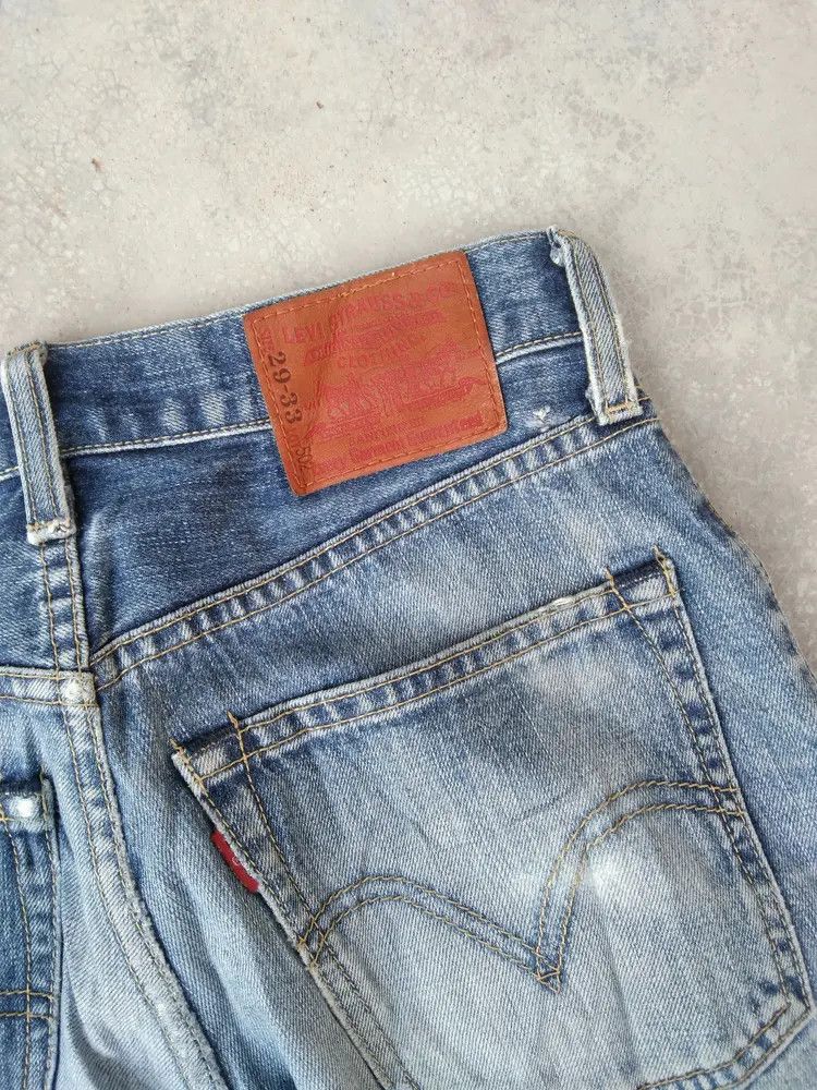 Levi's Vintage Levi's Jeans 502 Faded Blue Distressed Denim 28x30 Size US 28 / EU 44 - 5 Thumbnail