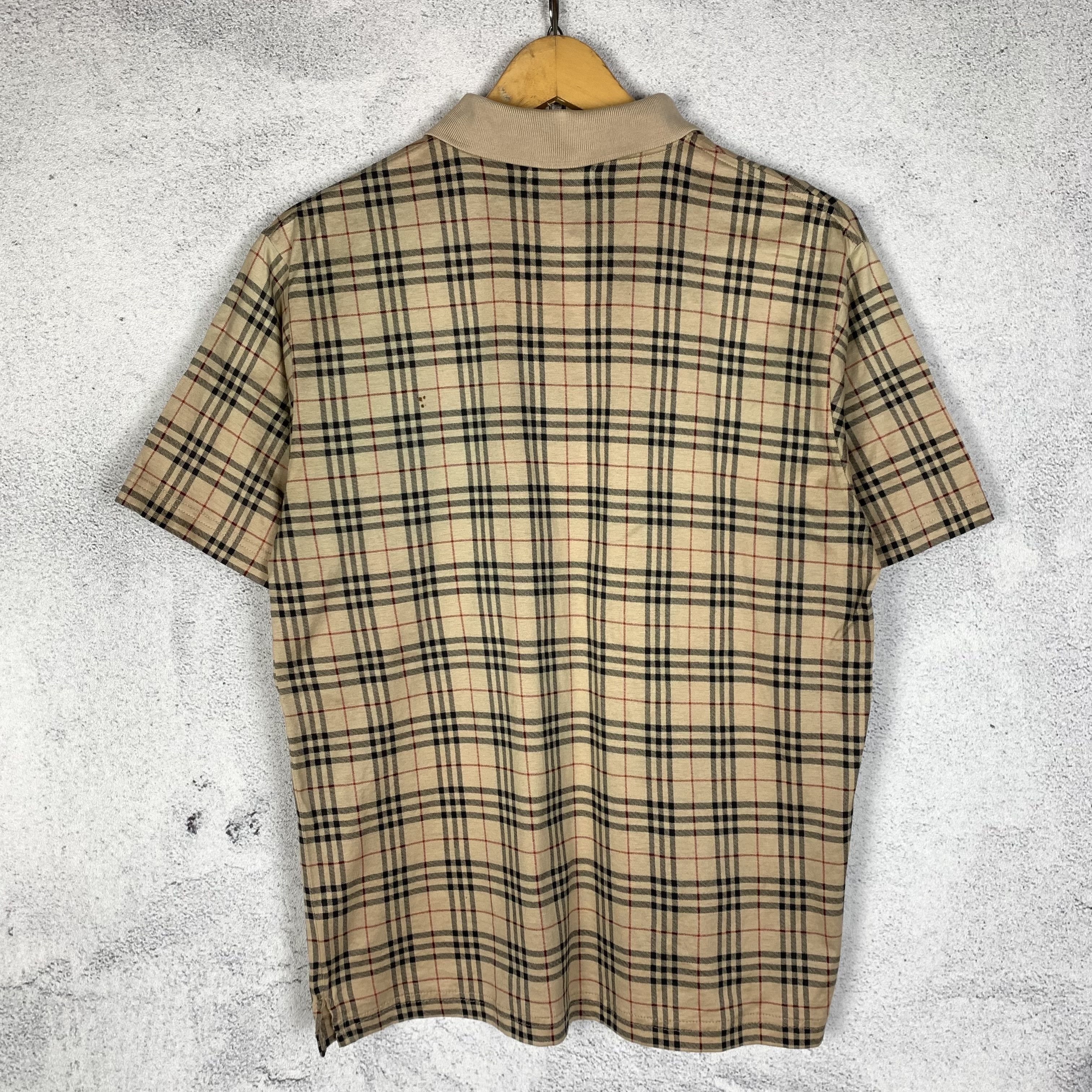 Burberry Vintage Burberry Nova Check Polo Shirt Size US S / EU 44-46 / 1 - 3 Thumbnail