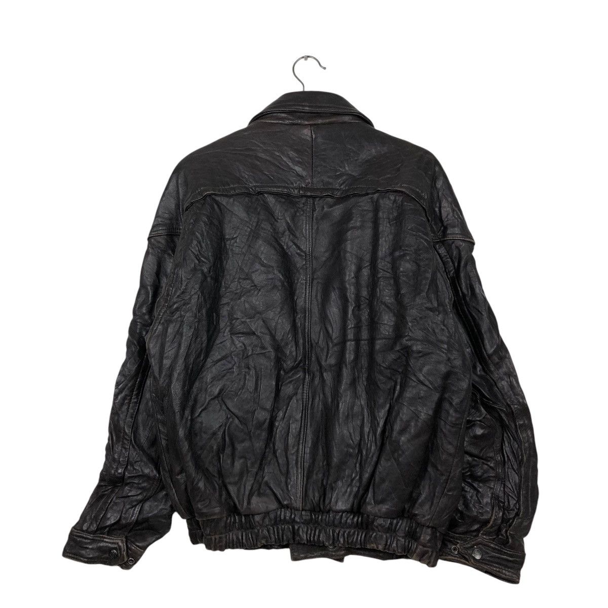 Japanese Brand 🔥VTG GENUINE LEATHER JACKET BIKER BONNEZ VOW ISSEY MIYAKE Size US L / EU 52-54 / 3 - 10 Thumbnail