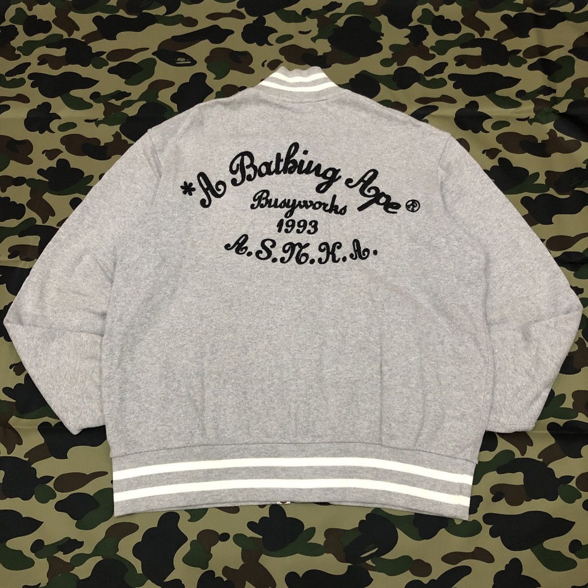 Bape Bapesta Varsity Jacket Size US L / EU 52-54 / 3 - 2 Thumbnail