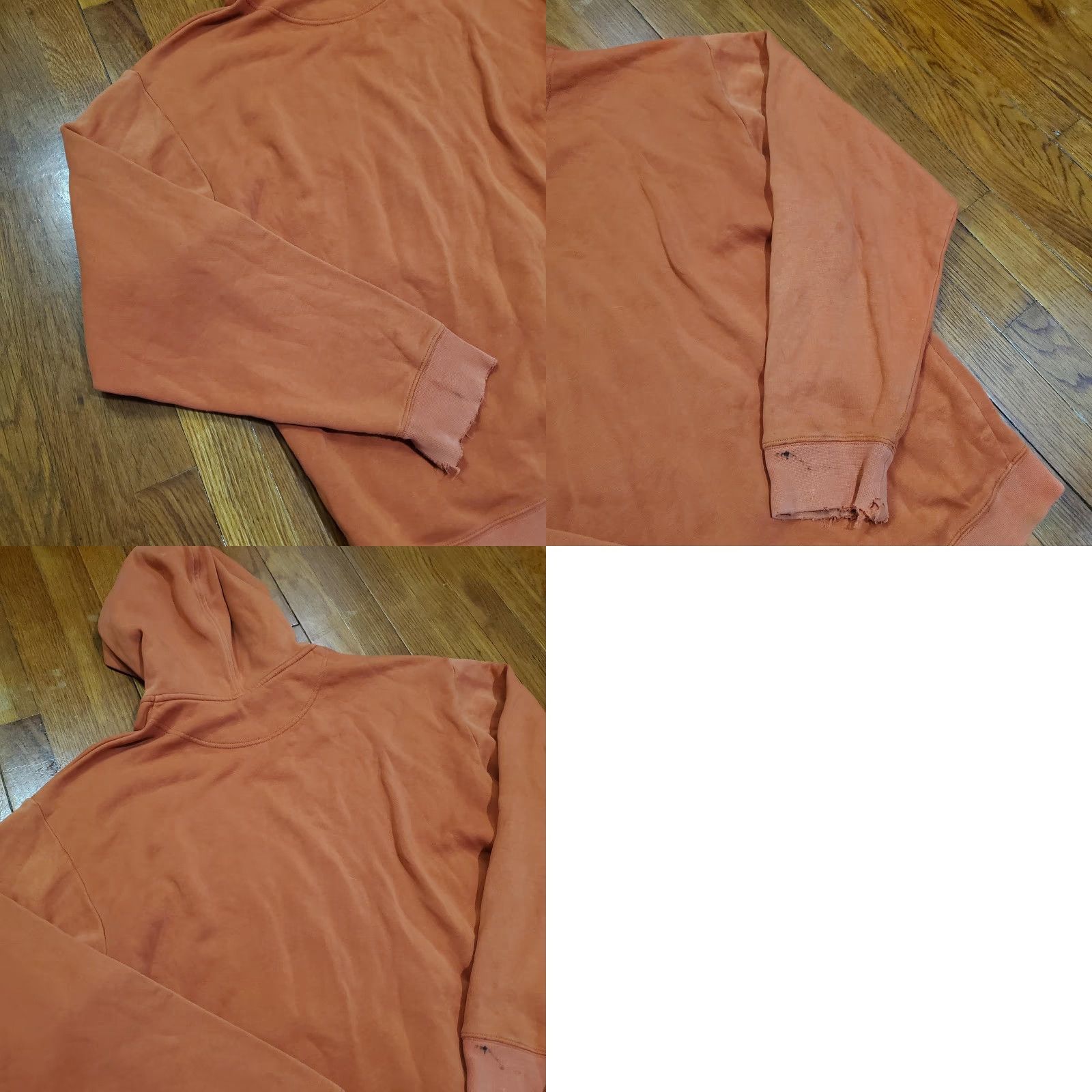 Nike Nike Hoodie Mens Medium Orange Full Zip Fleece Swoosh Logo Graphic Sweatshirt Size US M / EU 48-50 / 2 - 9 Thumbnail