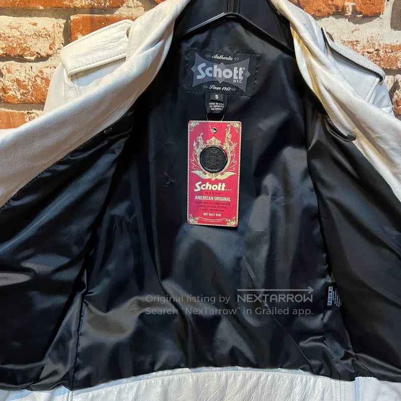 Schott Schott NYC Women's 626VN Motorcycle Jacket Size S / US 4 / IT 40 - 5 Thumbnail
