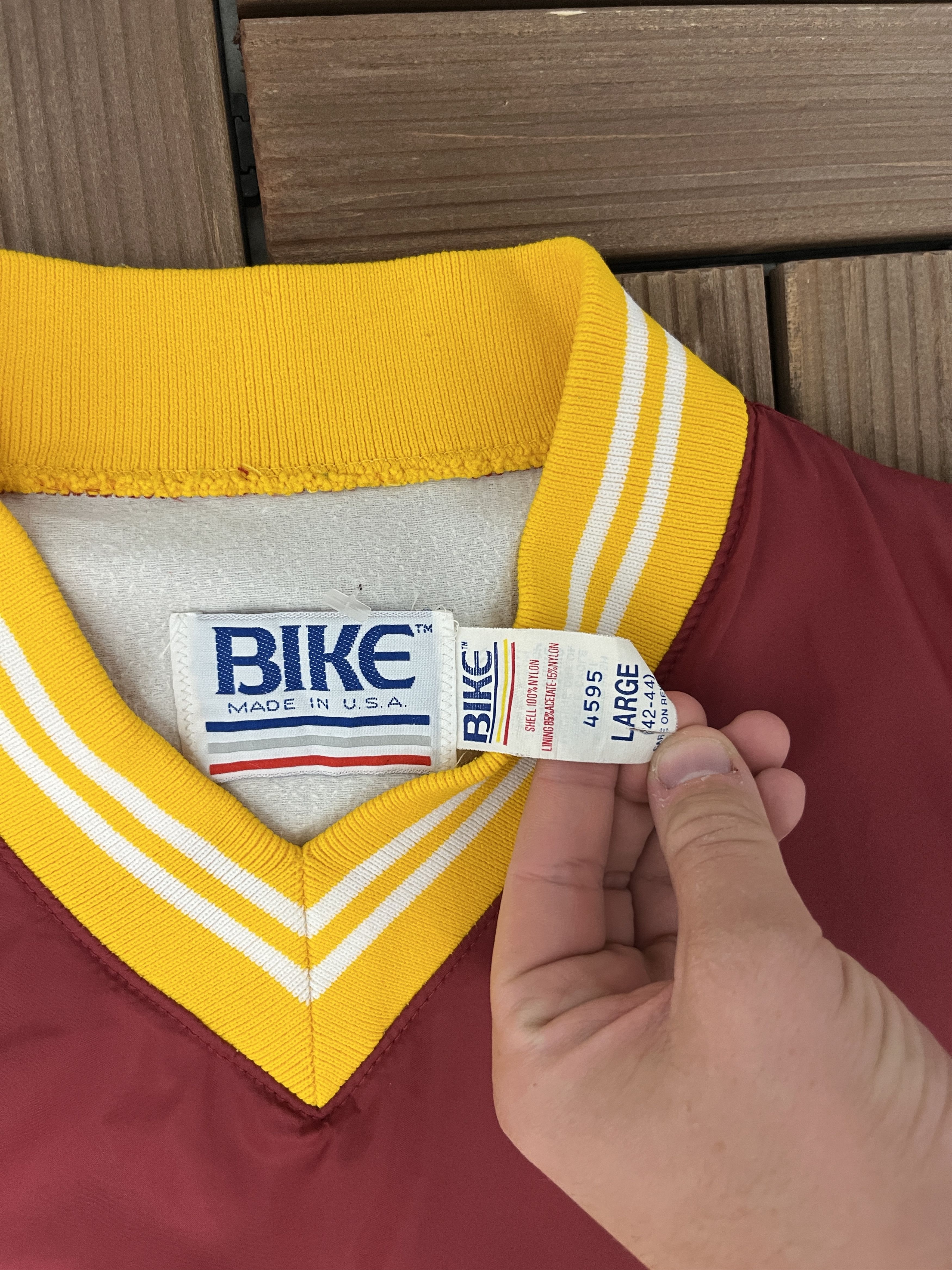 Vintage Florida State Seminoles Vintage Red Windbreaker Jacket Size US L / EU 52-54 / 3 - 6 Thumbnail
