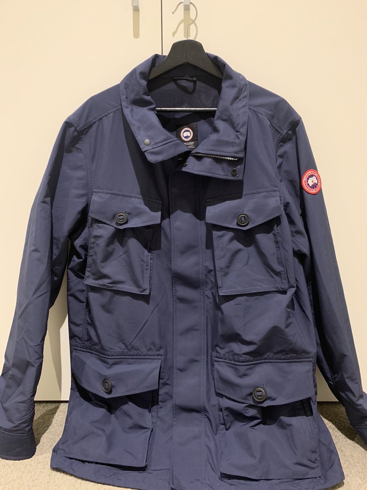 image of Canada Goose Classic Stanhope Coat Navy in Blue, Men's (Size XL)