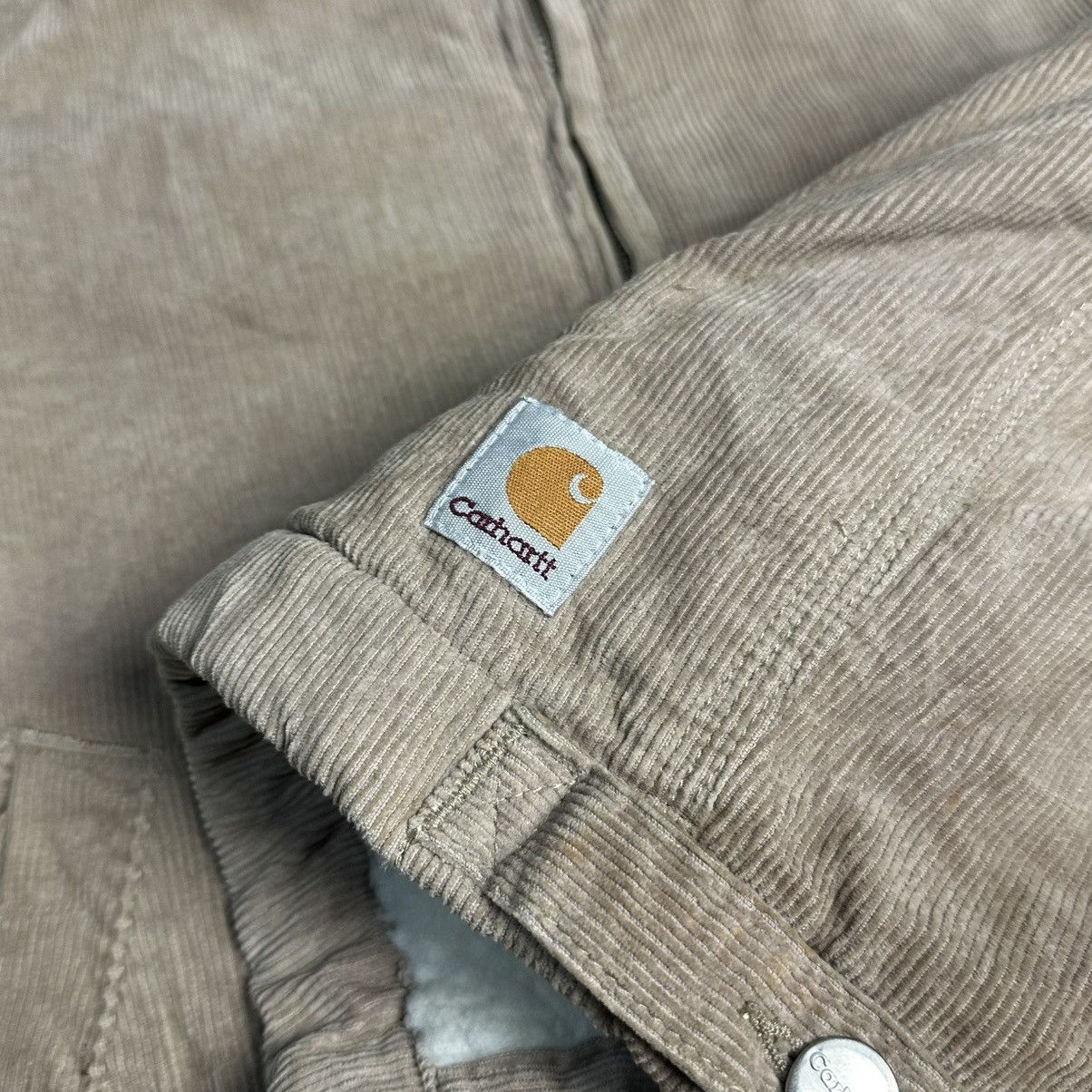 Carhartt Carhartt Corduroy Jacket Woven Tag Back Boa Rare Vintage Size US L / EU 52-54 / 3 - 5 Thumbnail