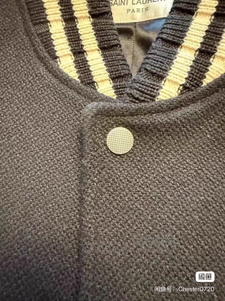 Saint Laurent Paris Saint Laurent Paris Baseball Jacket Size US M / EU 48-50 / 2 - 2 Thumbnail