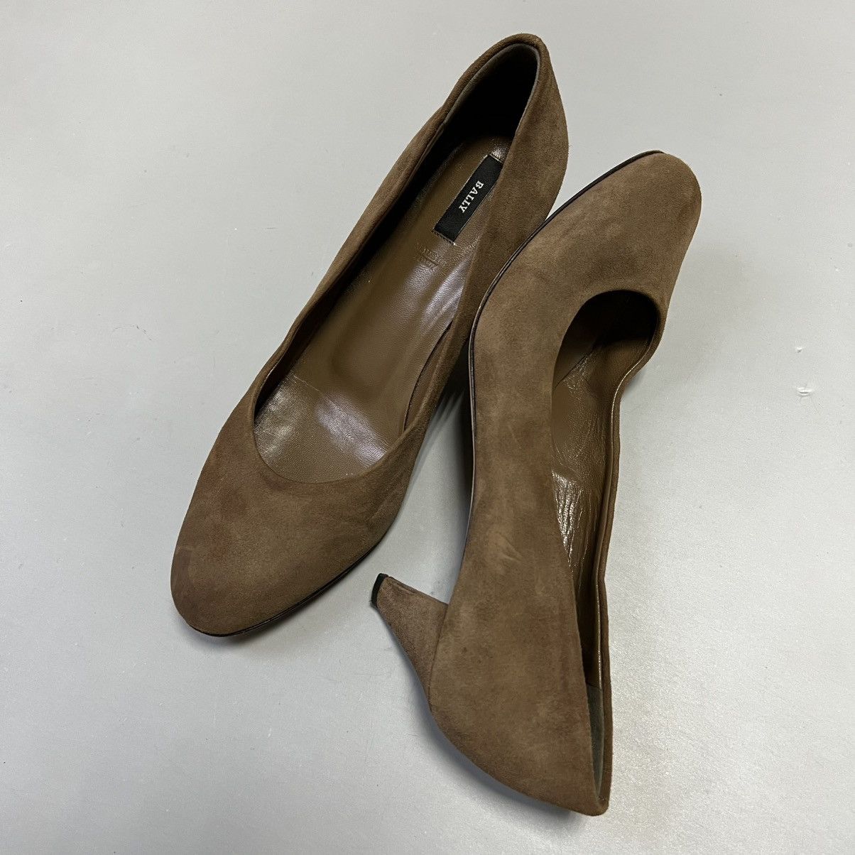 Bally Bally Suede Heels Brown Vintage Size US 8.5 / IT 38.5 - 8 Thumbnail