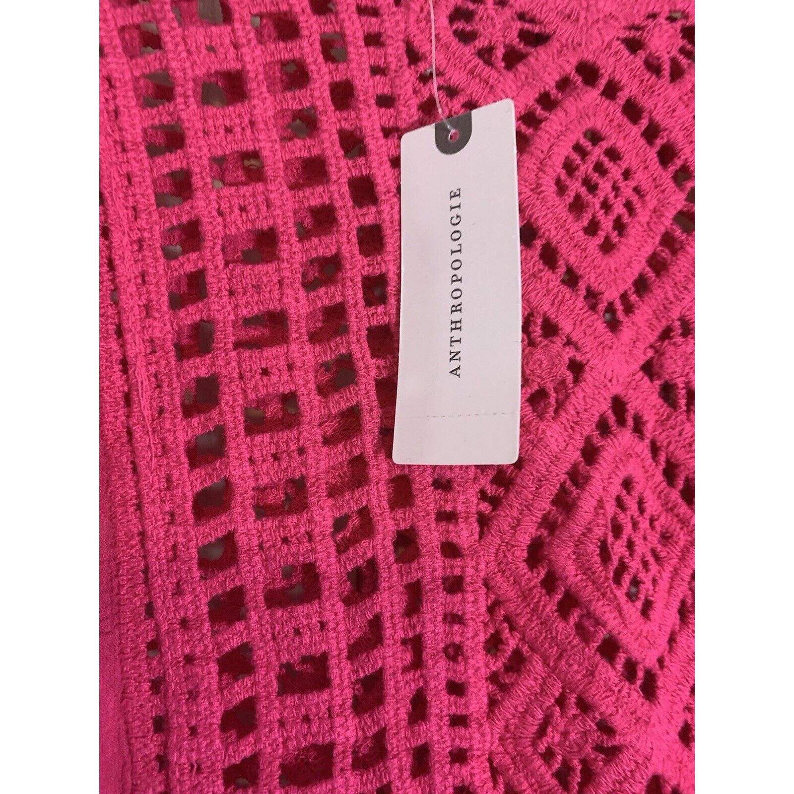 Anthropologie Anthropologie Blue Tassel Fuschia Blouse Size S Size S / US 4 / IT 40 - 3 Thumbnail