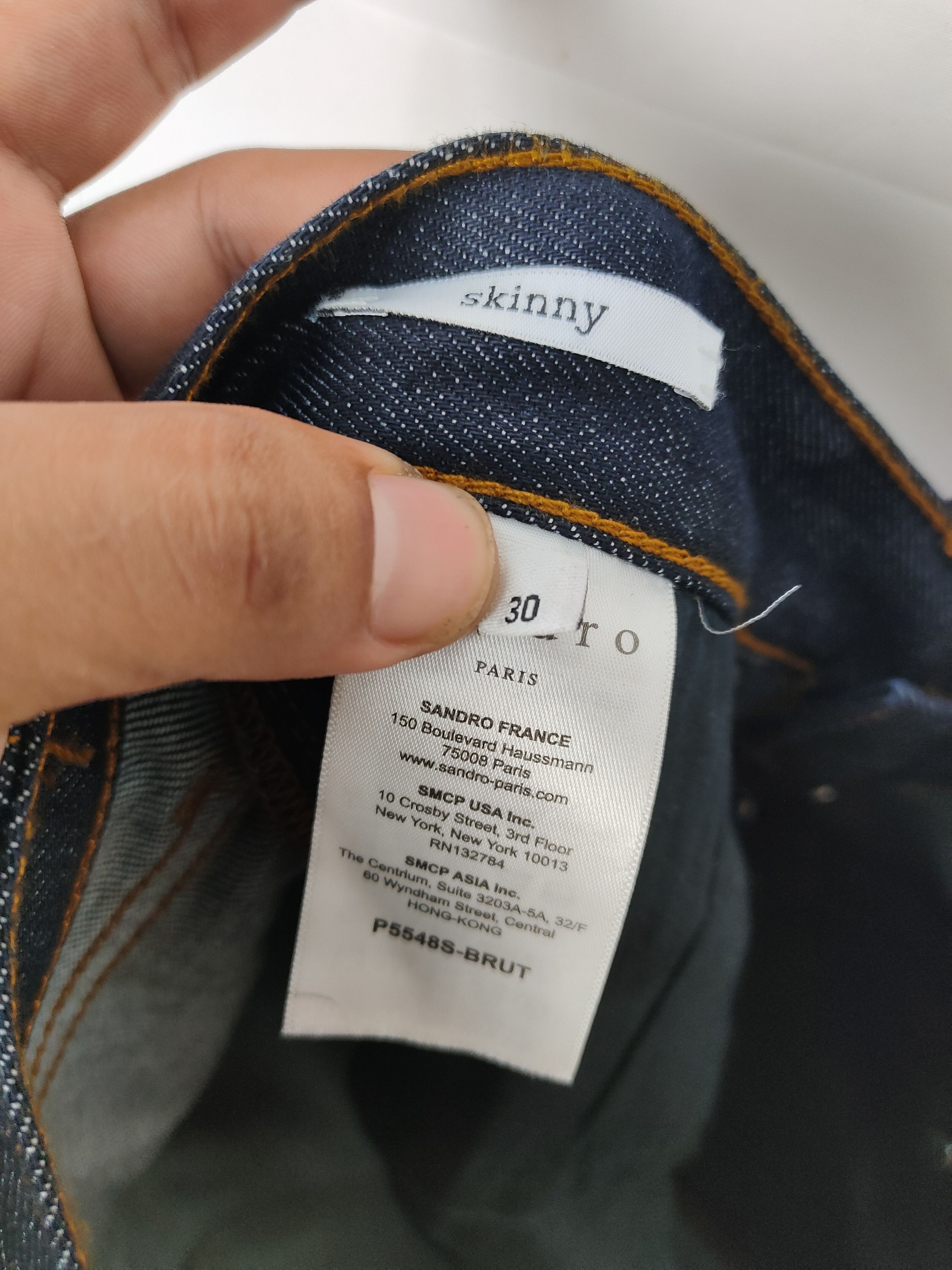 Sandro Sandro Skinny Denim Pant Size US 31 - 7 Thumbnail