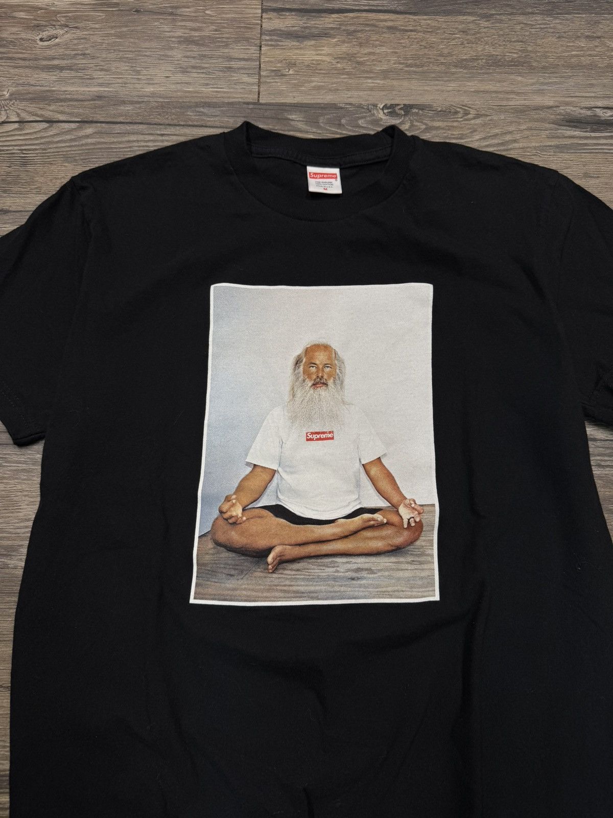 Supreme SUPREME FW21 RICK RUBIN BLACK TEE Size US M / EU 48-50 / 2 - 2 Thumbnail