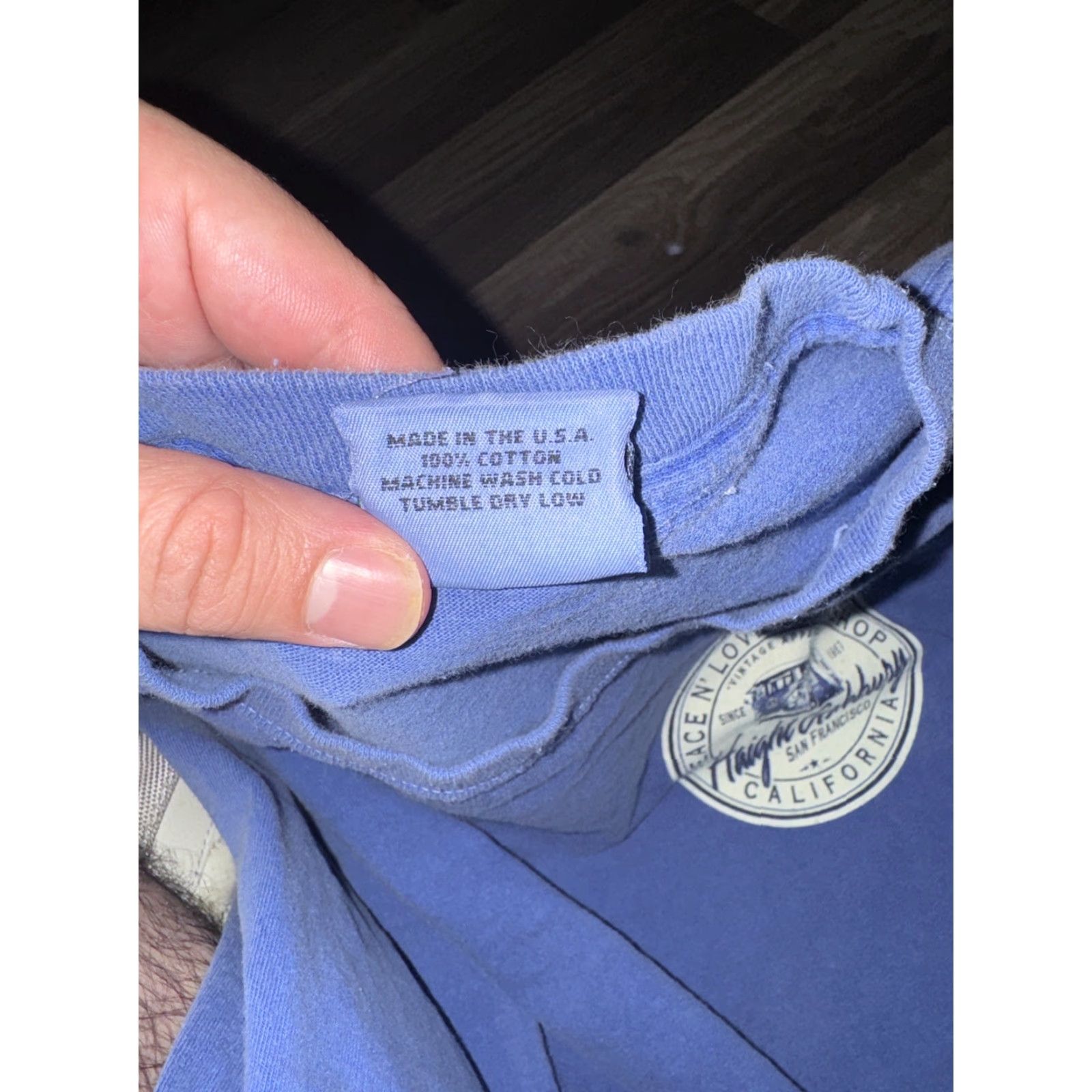 Vintage VINTAGE California Surfer Long Sleeve Shirt Blue L Mens 20x27 USA California Surf Shirt Size US L / EU 52-54 / 3 - 5 Thumbnail