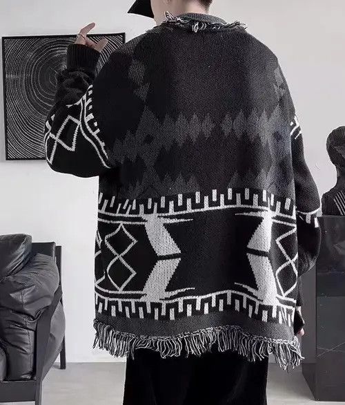 Japanese Brand Kurihara x Rie Boho bohemian hippie cardigan Size US L / EU 52-54 / 3 - 4 Thumbnail