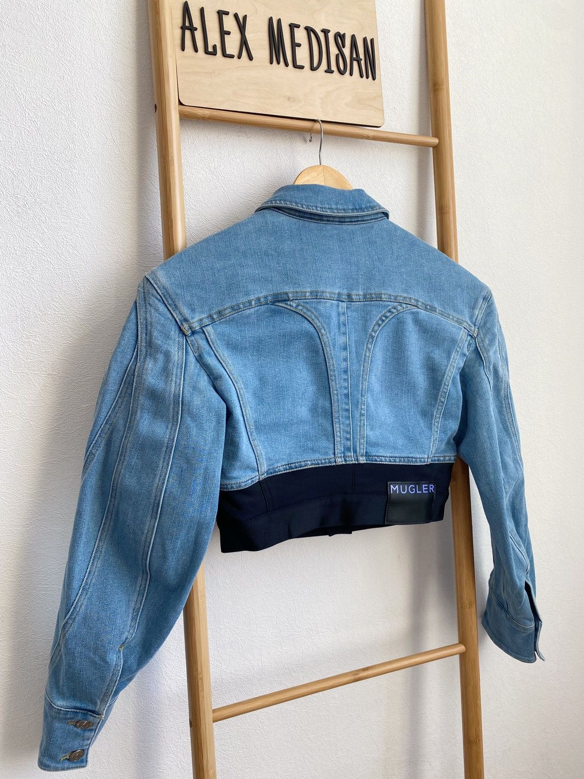 Mugler Mugler x H&M Women’s Denim Jacket Size S Size S / US 4 / IT 40 - 7 Thumbnail