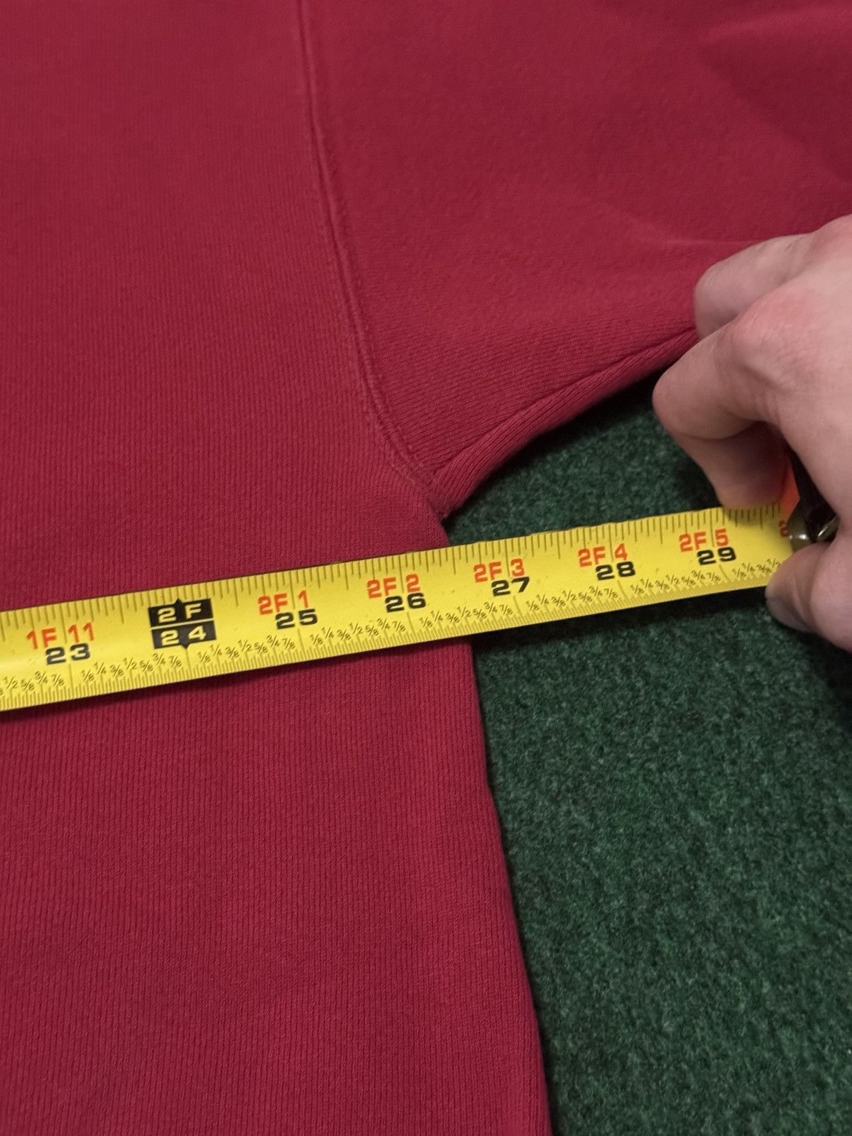 Levi's Vintage Clothing Vintage 90s Levi’s Strauss Red Minimalist XL Sweatshirt Size US XL / EU 56 / 4 - 5 Thumbnail