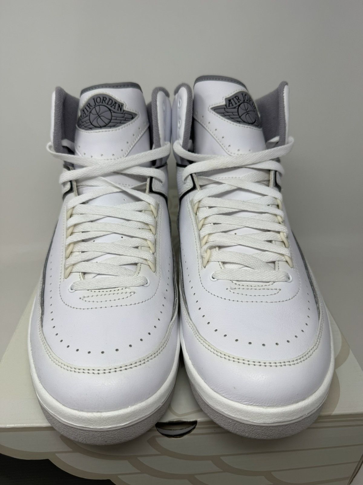 Jordan Brand Nike Air Jordan 2 Retro White Cement Size US 13 / EU 46 - 4 Thumbnail