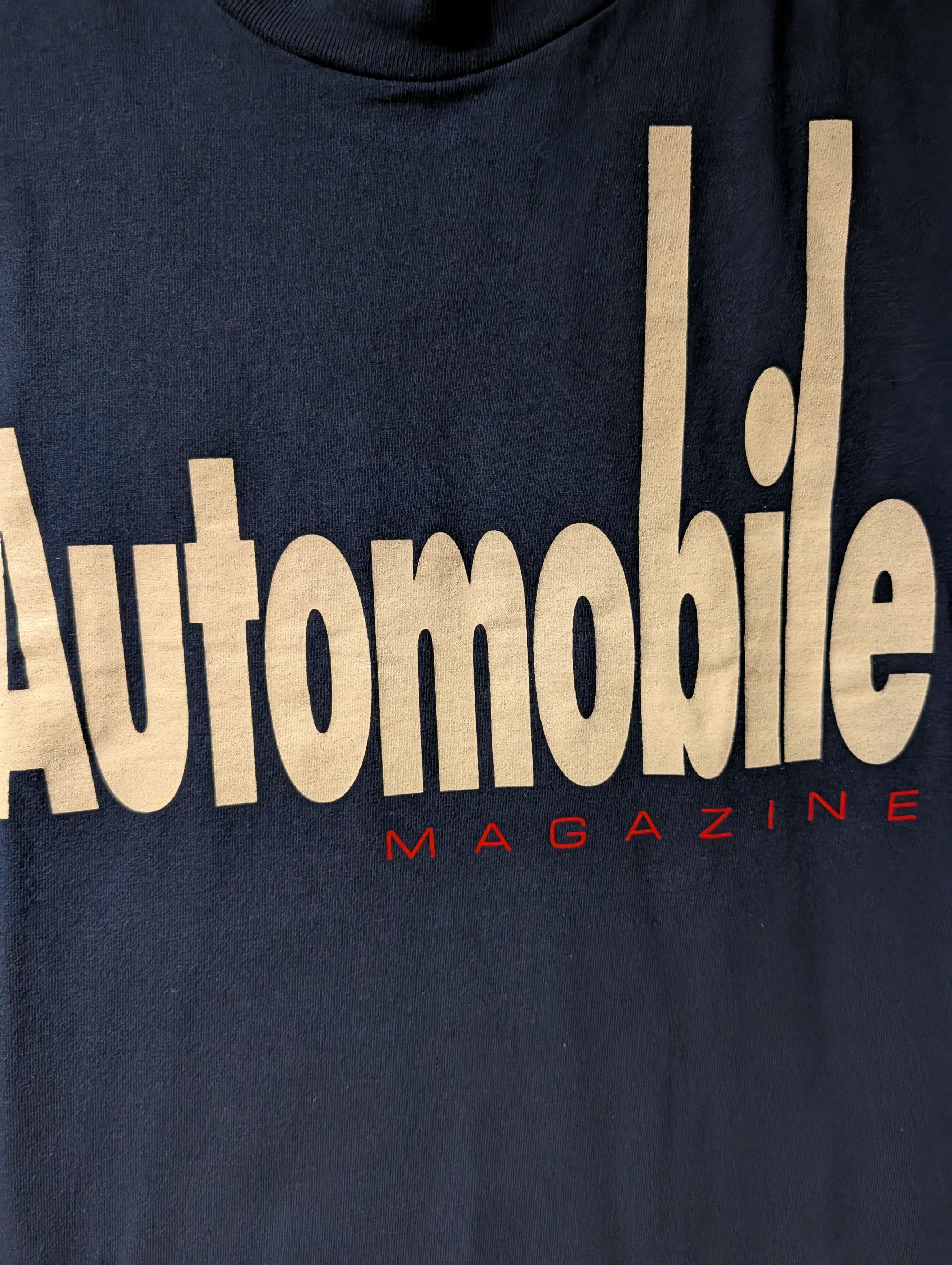 Hanes Vintage Automobile Magazine T-Shirt Cogito Ergo Zoom Hanes Size US L / EU 52-54 / 3 - 2 Thumbnail