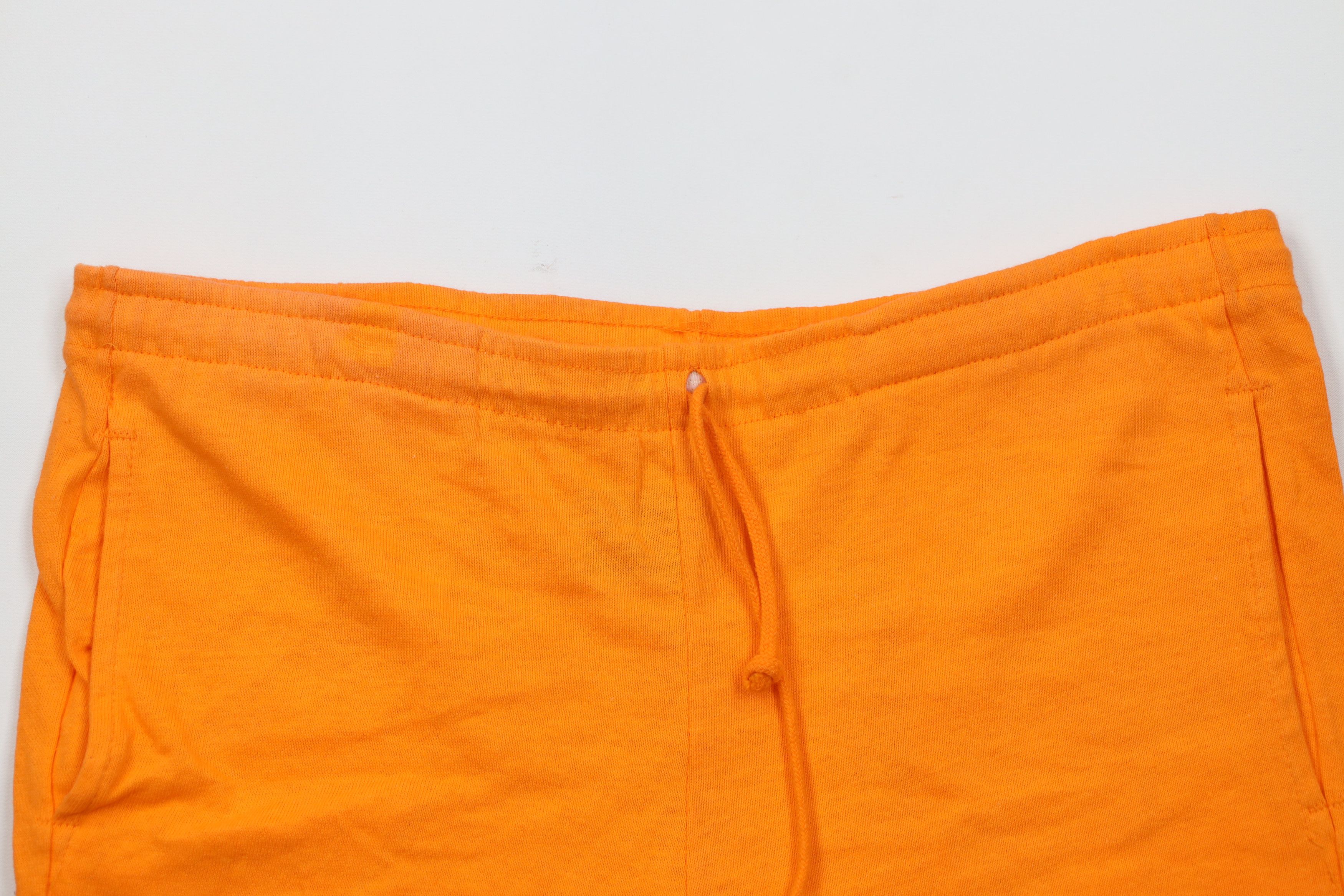 Champion × Vintage Vintage 90s Champion Knee Jersey Knit Shorts Orange USA Size US 30 / EU 46 - 2 Thumbnail