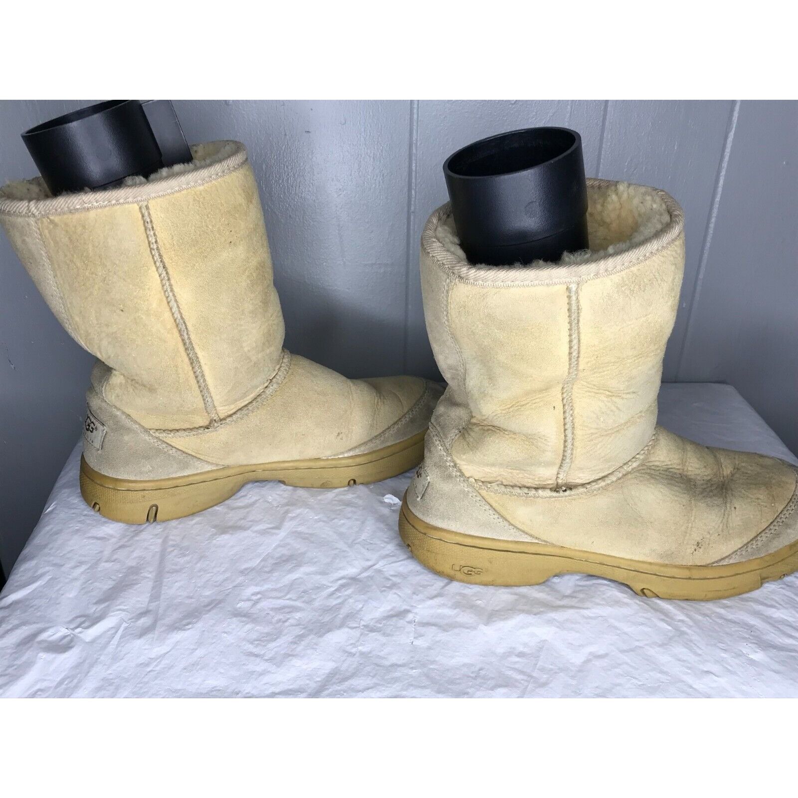 Ugg Ugg Ultimate Short Leather Shearling Boots Women’s Size 8 US Size US 8 / IT 38 - 4 Thumbnail