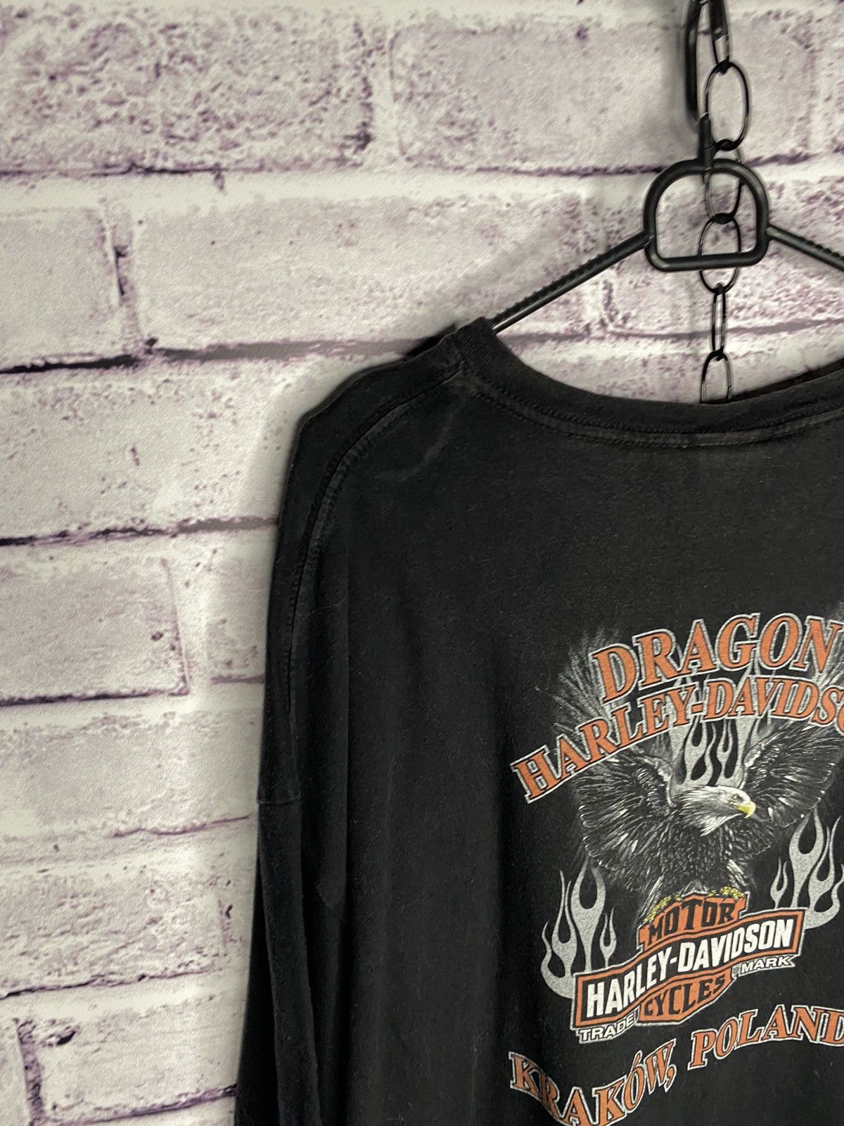 Vintage Men's vintage Harley Davidson Poland tee T-Shirt Size US XXL / EU 58 / 5 - 11 Thumbnail