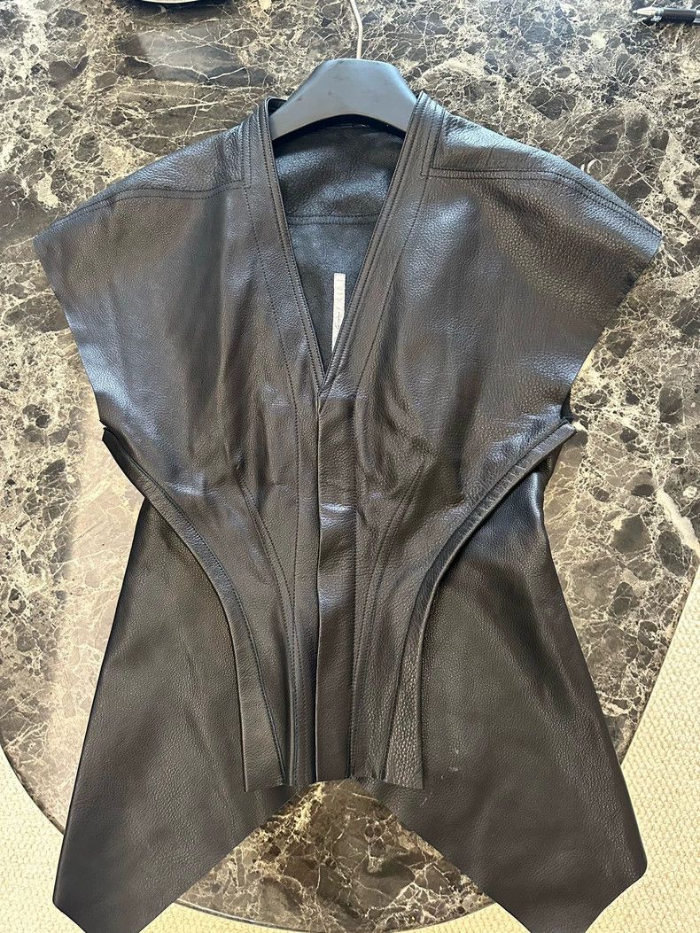 Rick Owens Rick Owens texture feeling Leather jacket Size US M / EU 48-50 / 2 - 1 Thumbnail