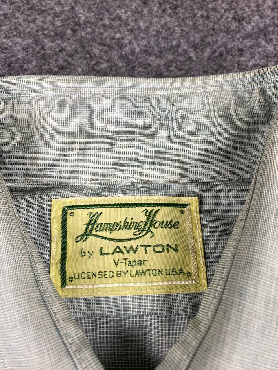 Japanese Brand vintage hampshire house selvedge shirt nice design Size US M / EU 48-50 / 2 - 9 Thumbnail