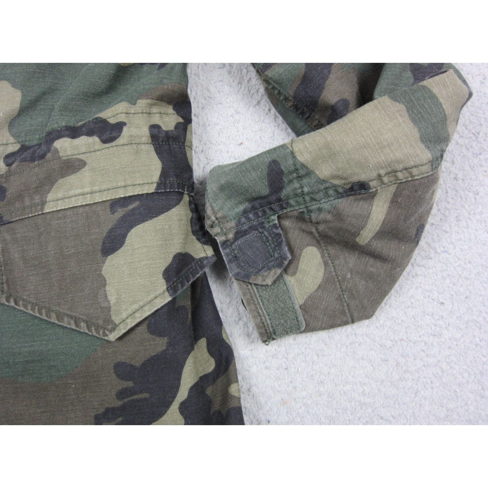Alpha Industries Alpha Industries Jacket Mens M-65 Green Camouflage Military Field Utility Cotton Canvas Zip Mid-Length Size US M / EU 48-50 / 2 - 3 Thumbnail