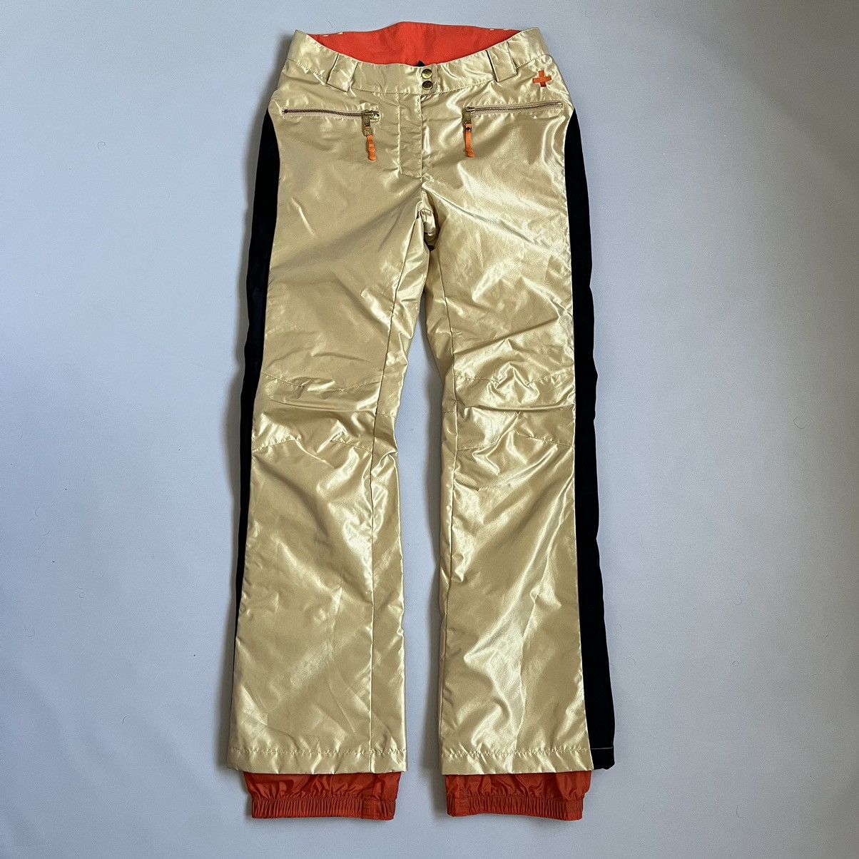 image of Jean Charles De Castelbajac x Vintage Jc De Castelbajac X Rossignol Gold Ski Pants, Women's (Size 3