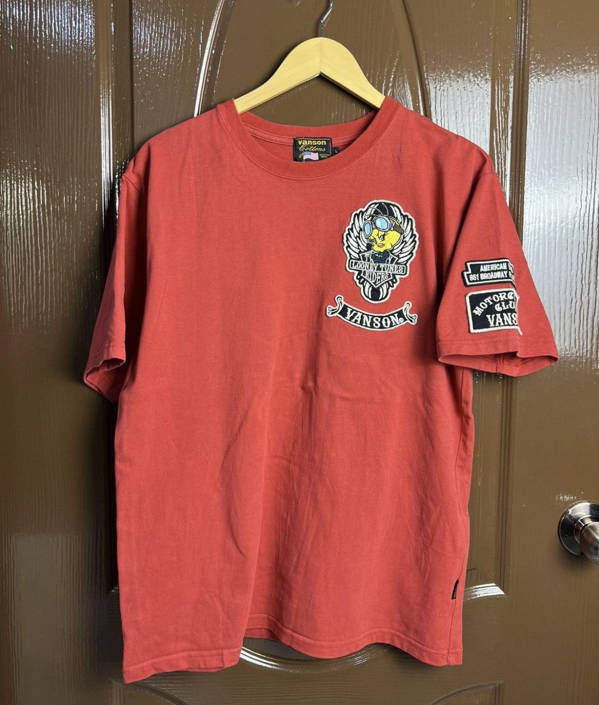 Vanson Leathers 🔥Rare Vanson Leathers x Looney Tunes Riders Tees Size US M / EU 48-50 / 2 - 3 Thumbnail