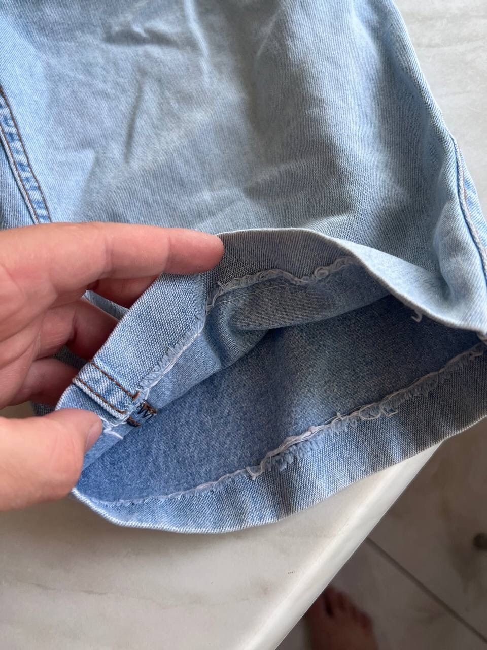 Marithe + Francois Girbaud × Vintage Vintage Y2K Marithe Francois Girbaud MFG Baggy Jeans Short Size 34" / US 12 / IT 48 - 7 Thumbnail
