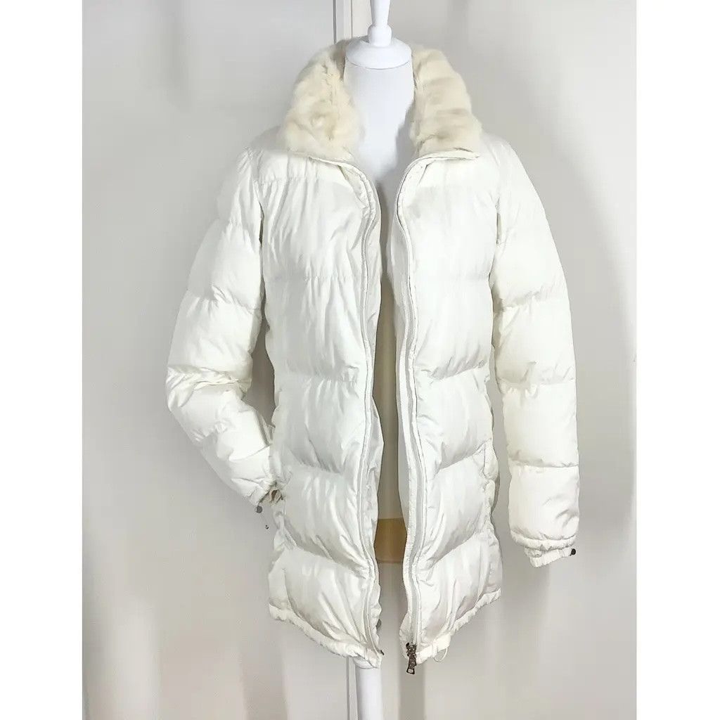 Prada Cream white Prada Puffer Down Coat Size M / US 6-8 / IT 42-44 - 2 Thumbnail