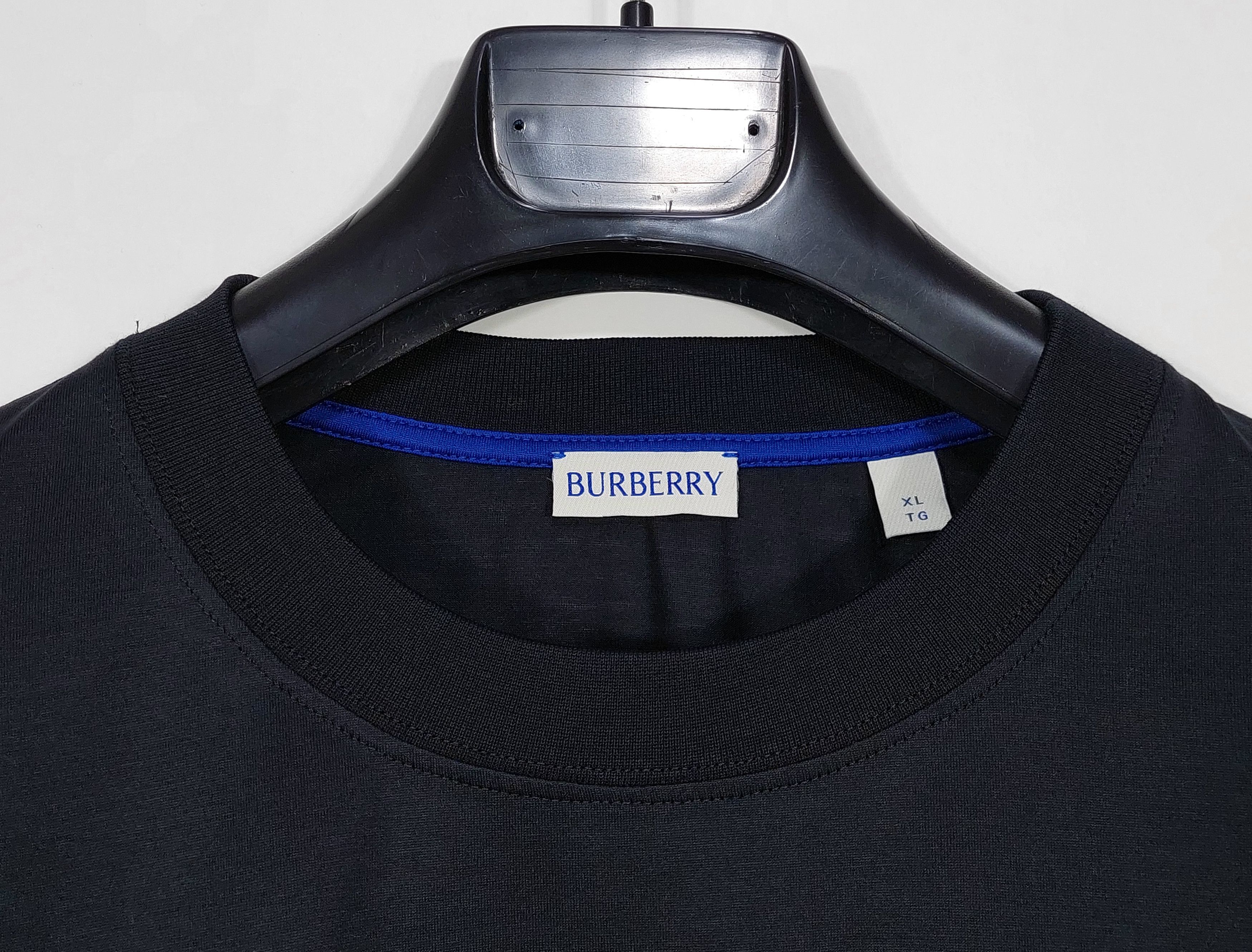 Burberry EKD embroidered logo tshirt - black XL Size US XL / EU 56 / 4 - 2 Thumbnail