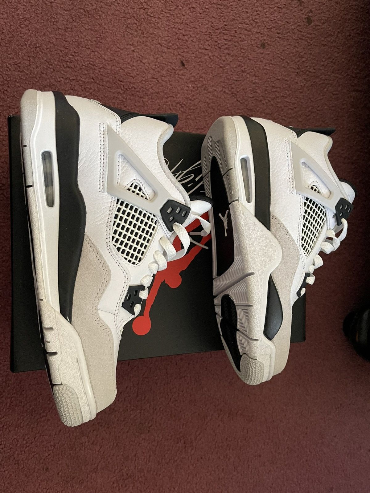Nike Unisex air jordan 4 retro (GS) brand new with boxes Size US 6 / EU 39 - 6 Thumbnail