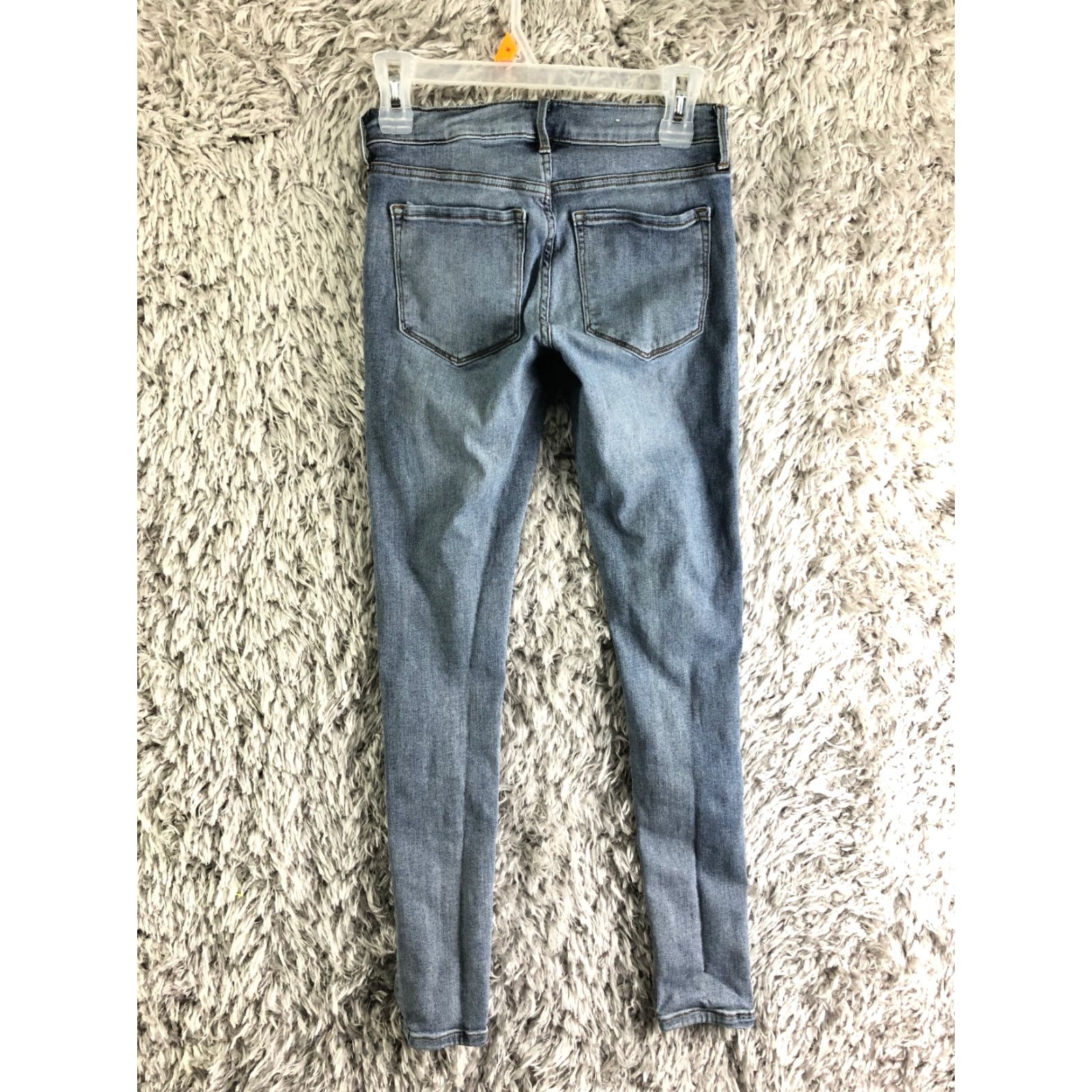 Banana Republic Banana Republic Womens Jeans Skinny Mid Rise 25 Medium Wash Blue Denim 5-Pocket Regular Size 42" / US 20 - 5 Thumbnail