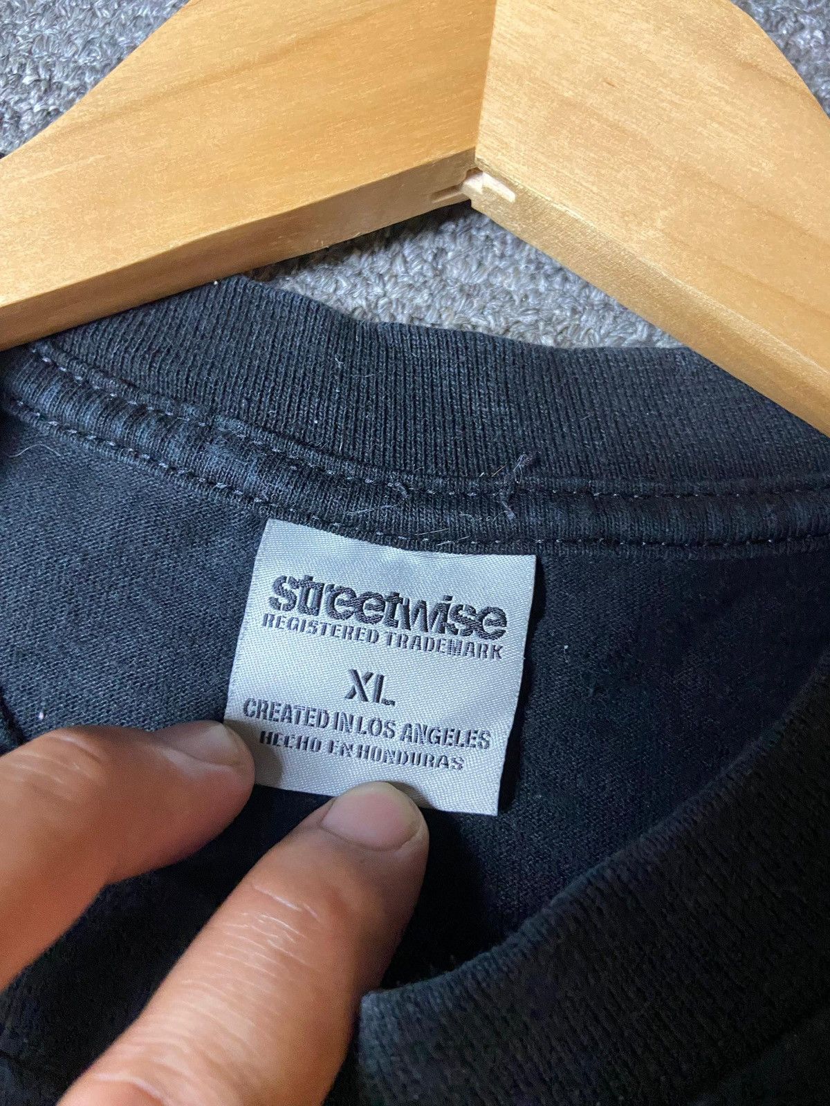 Japanese Brand Streetwise Flag Backprint Tshirt (143) Size US S / EU 44-46 / 1 - 6 Thumbnail