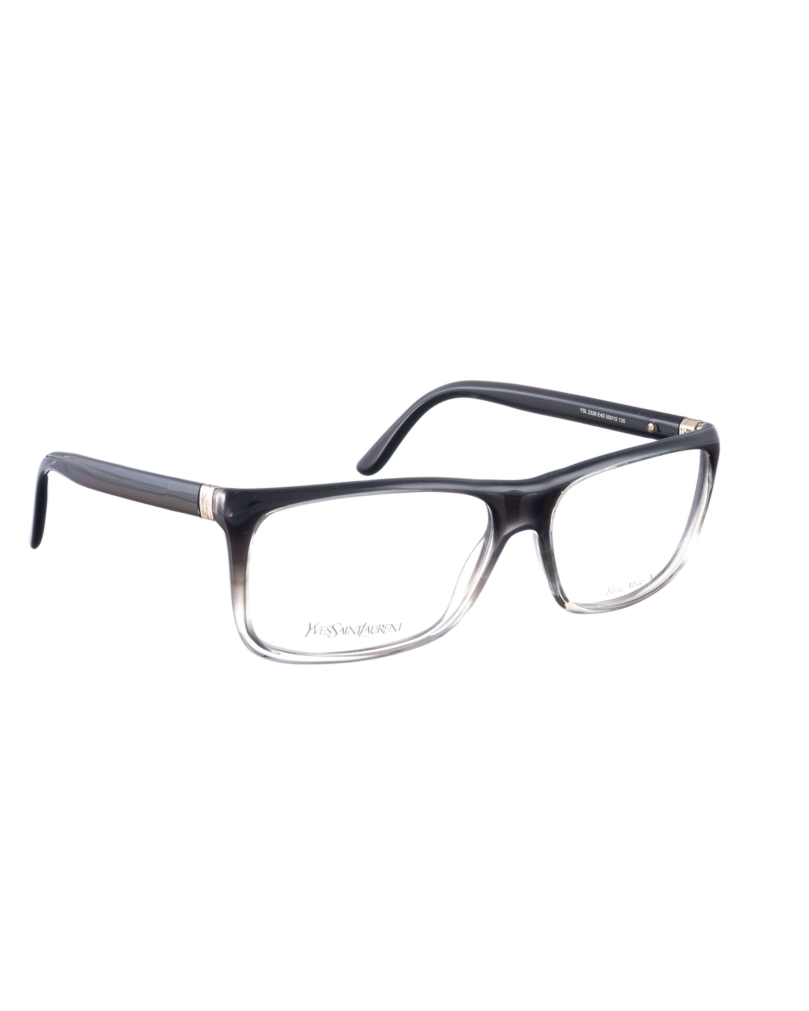 Vintage × Yves Saint Laurent Yves Saint Laurent 00s Black Gradient Rectangular Glasses Size ONE SIZE - 1 Thumbnail