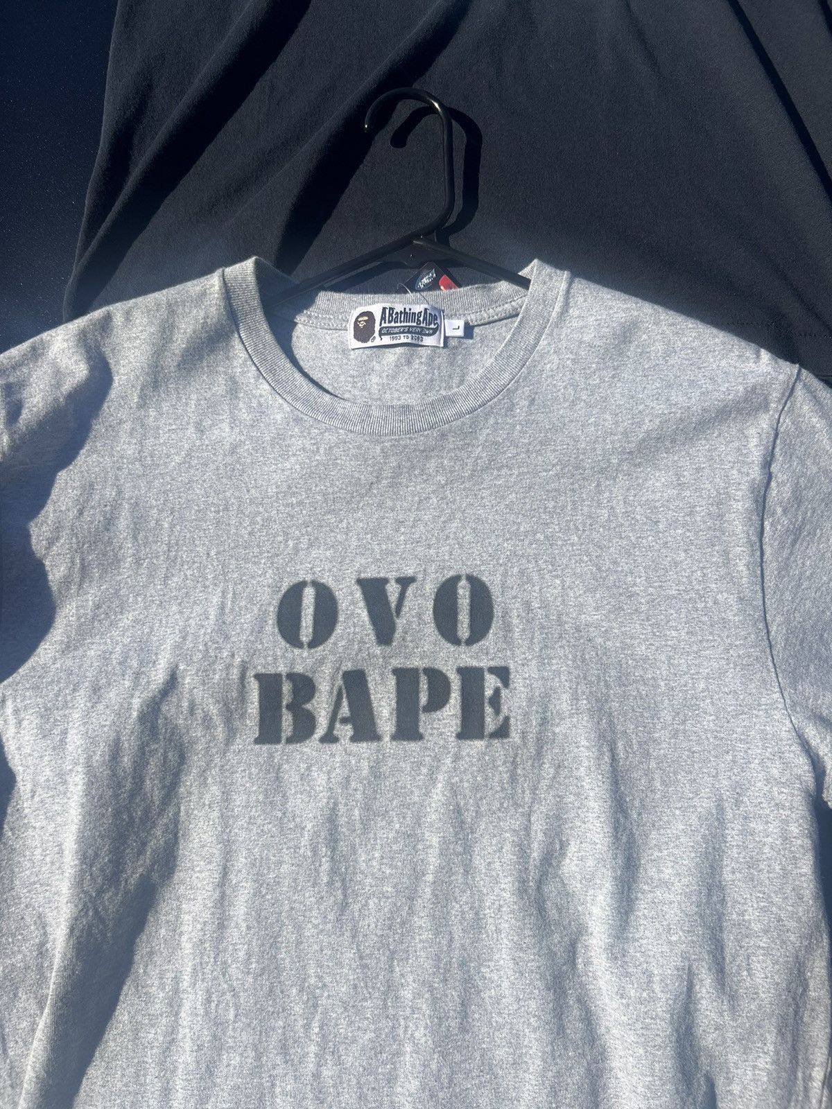 Bape × October's Very Own Bape x OVO Tee Size US L / EU 52-54 / 3 - 1 Thumbnail