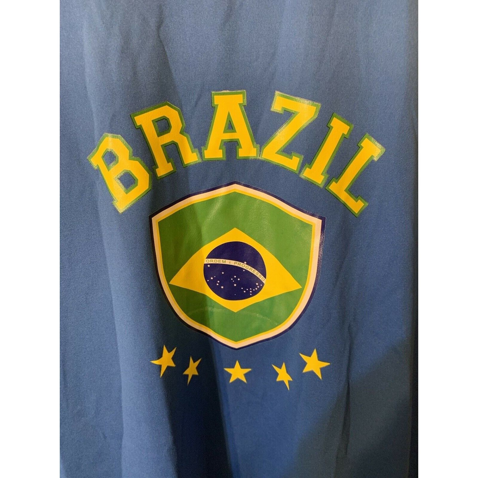 Other New Brazil Futbol Soccer Club Team Jersey GOL Blue Yellow Me Size US S / EU 44-46 / 1 - 1 Thumbnail