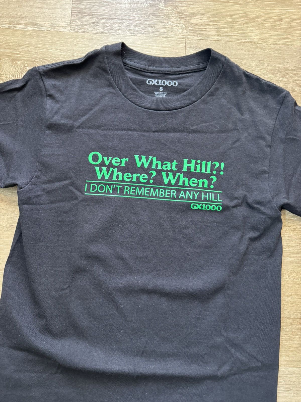 GX1000 GX1000 Over What Hill, Where?! Tee (Black/S) Size US S / EU 44-46 / 1 - 7 Thumbnail