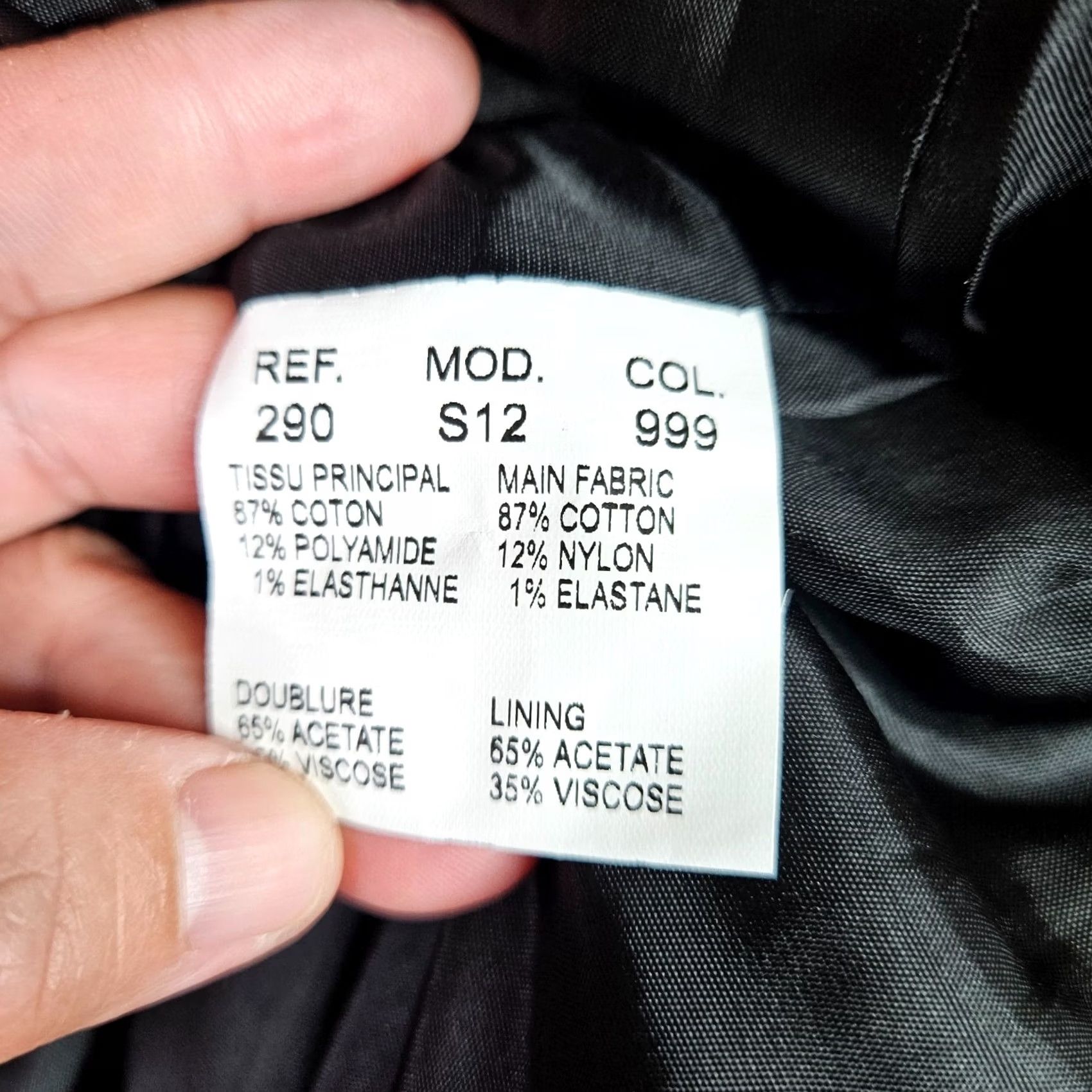Carven Carven Women Shorts Size 40 Black Textured High Waist Casual Regular Front Flat Front Cotton Blend, Polyester, Elastane Size 27" / US 4 / IT 40 - 7 Thumbnail
