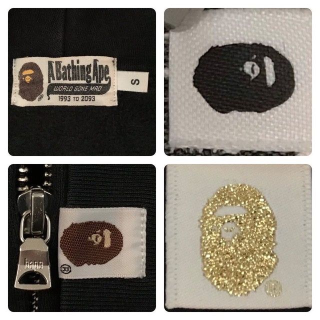 Bape BAPE LOGO flag check full zip hoodie a bathing ape Size US S / EU 44-46 / 1 - 9 Thumbnail