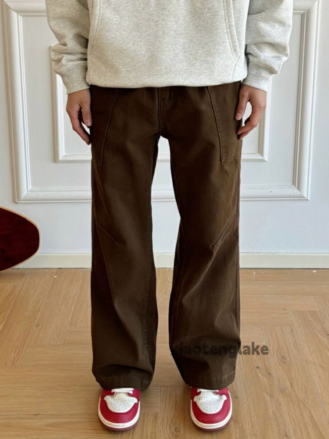 washed faded skate hiphop carpenter cargo pants