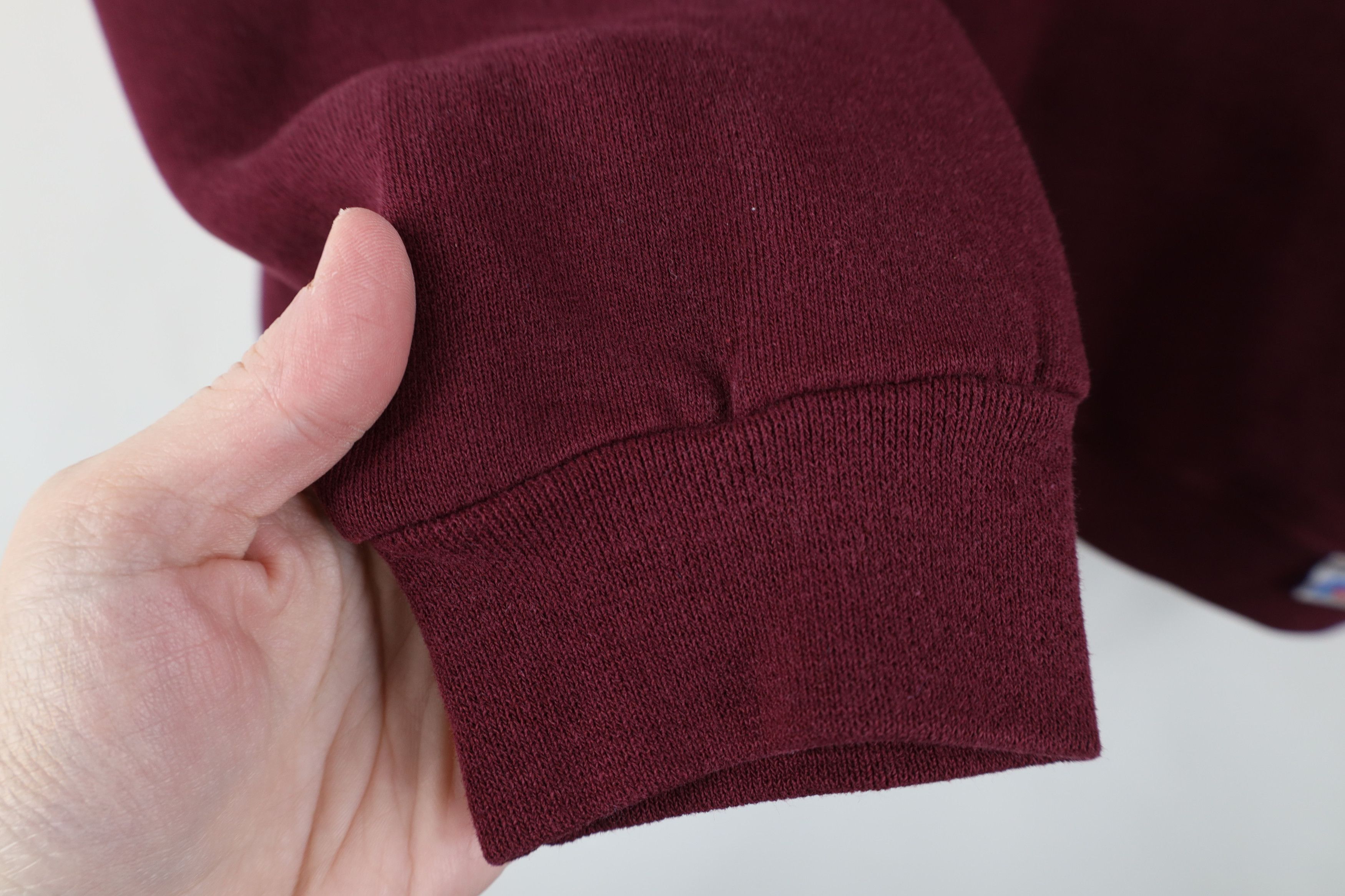 Russell Athletic Vintage 90s Russell Athletic Crewneck Sweatshirt Maroon Size US M / EU 48-50 / 2 - 8 Thumbnail